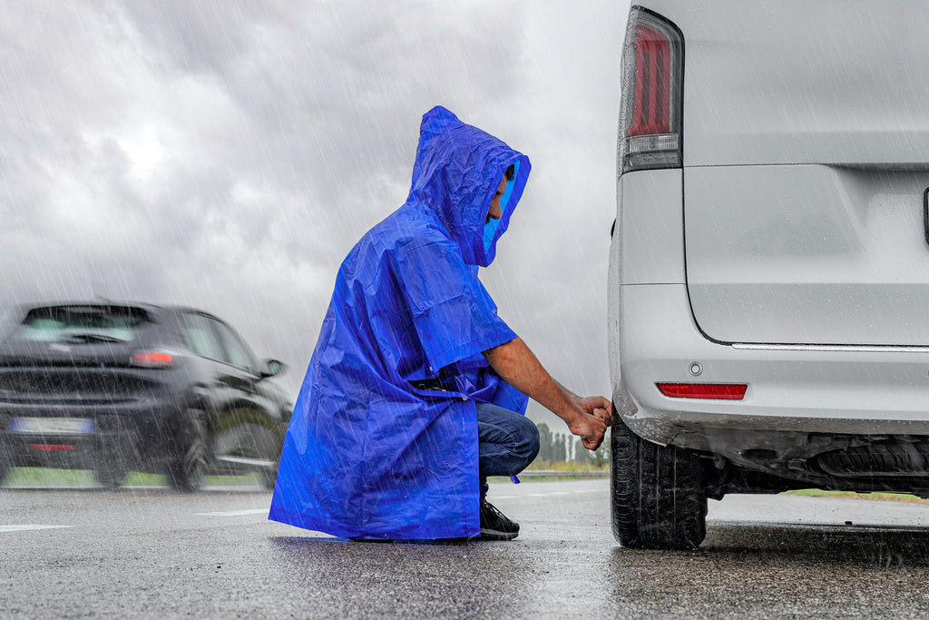 Go Dry, Poncho antipioggia - Blu