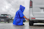 Go Dry, Poncho antipioggia - Blu