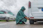 Adventure, poncho antipioggia multifunzione - Verde