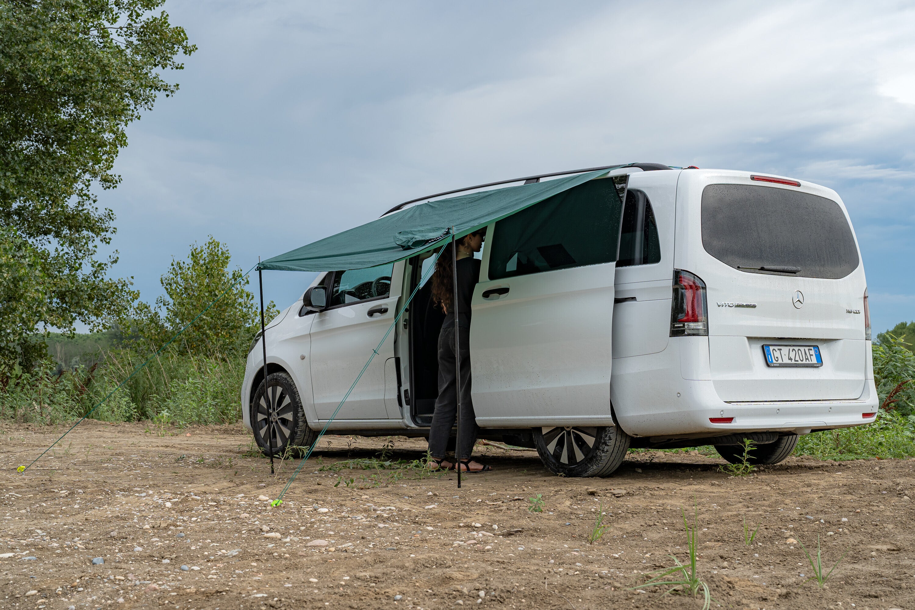 Adventure, poncho antipioggia multifunzione - Verde