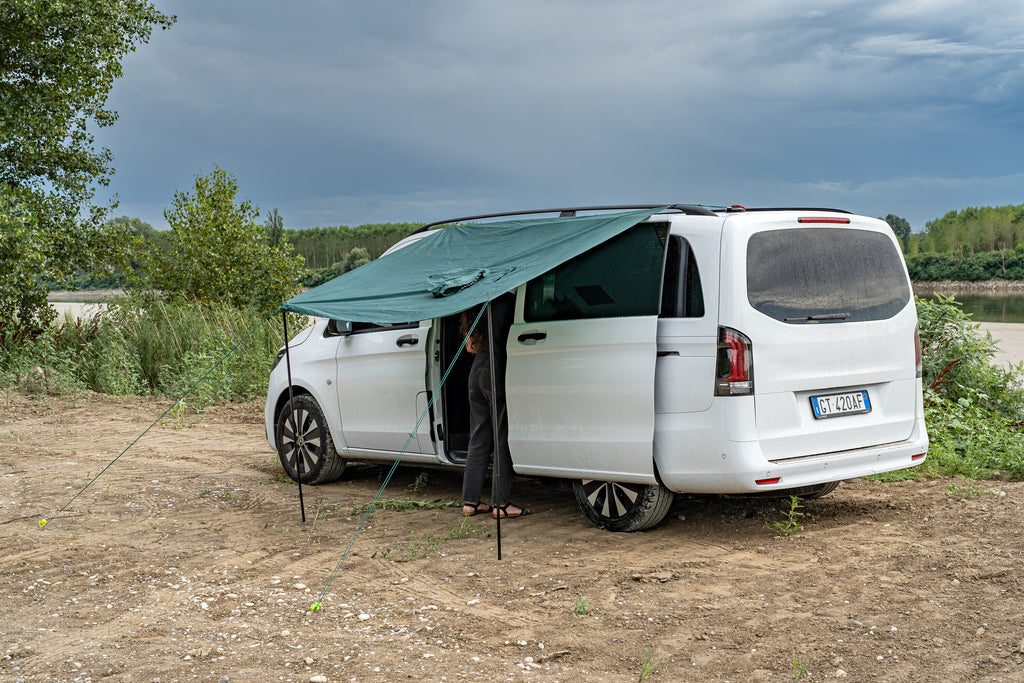 Adventure, poncho antipioggia multifunzione - Verde