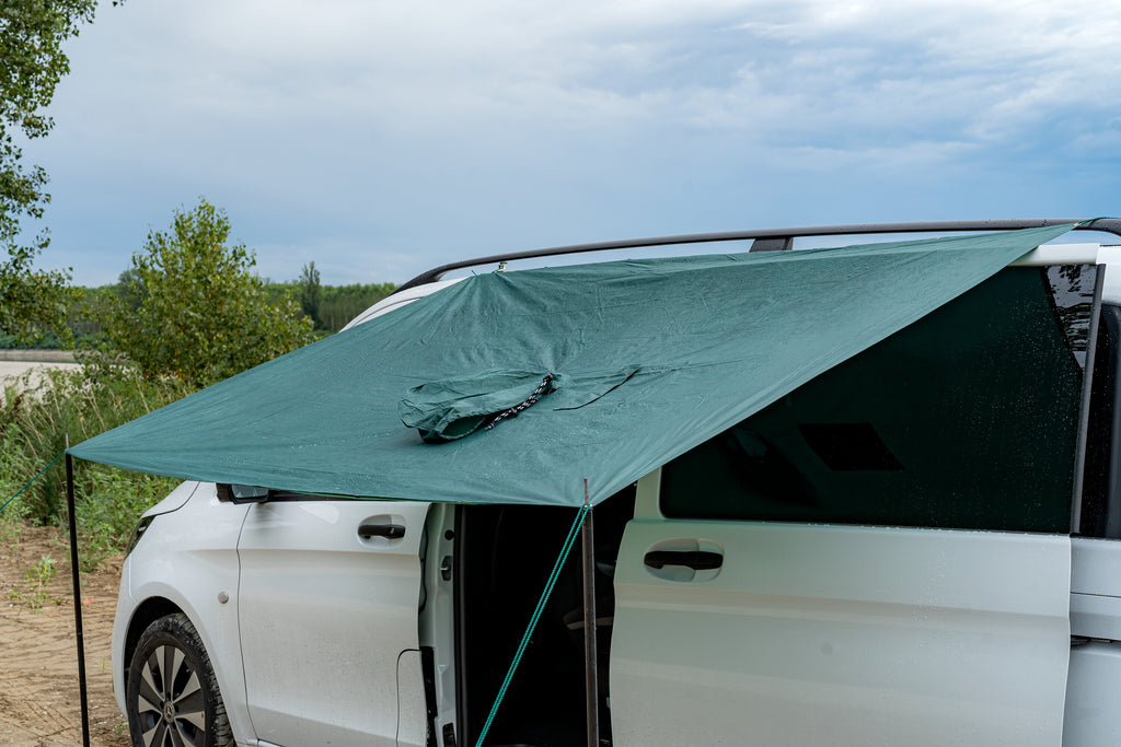 Adventure, poncho antipioggia multifunzione - Verde