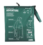 Adventure, poncho antipioggia multifunzione - Verde