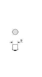 24V Led Series - 1 Led - (T4W) - BA9s - 2 pz - Scatola - Bianco