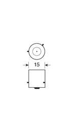 12V Lampada 1 filamento - PY21W - 21W - BAU15s - 2 pz - Scatola - Arancio