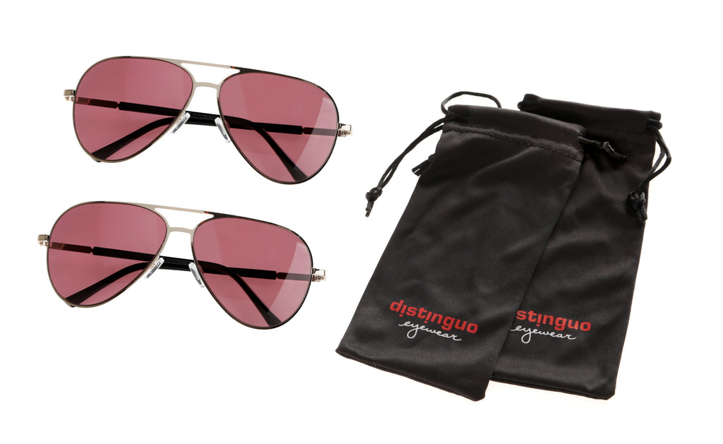 501, occhiali da sole, set 2 pz - Gold/Red