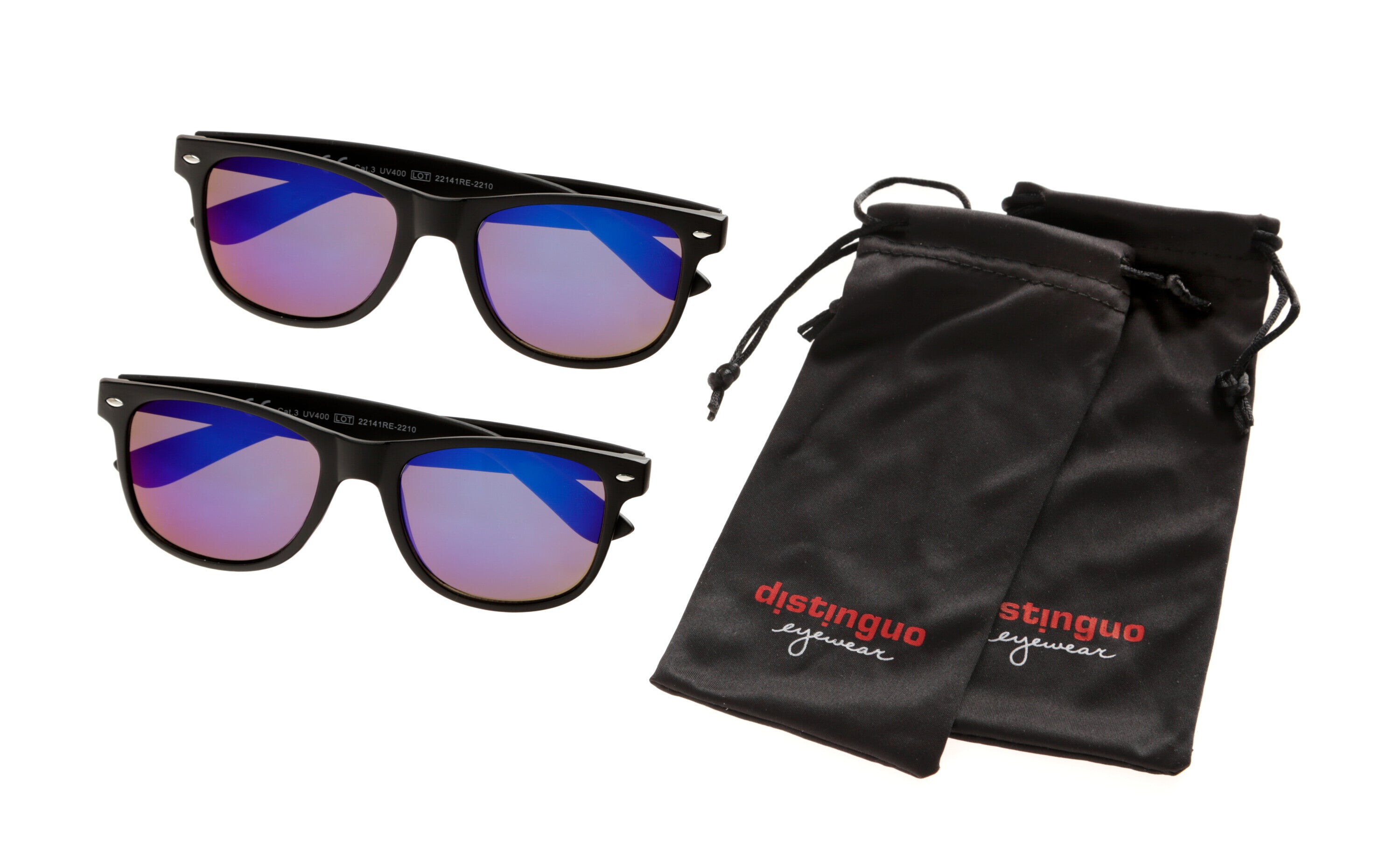 503, occhiali da sole, set 2 pz - Black/Blue