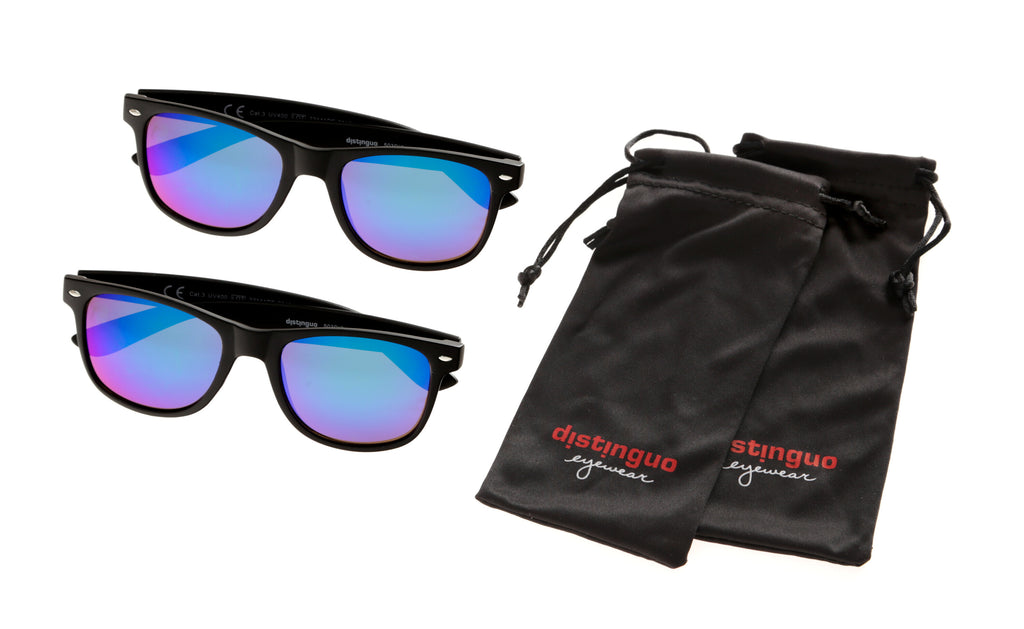 503, occhiali da sole, set 2 pz - Black/Green