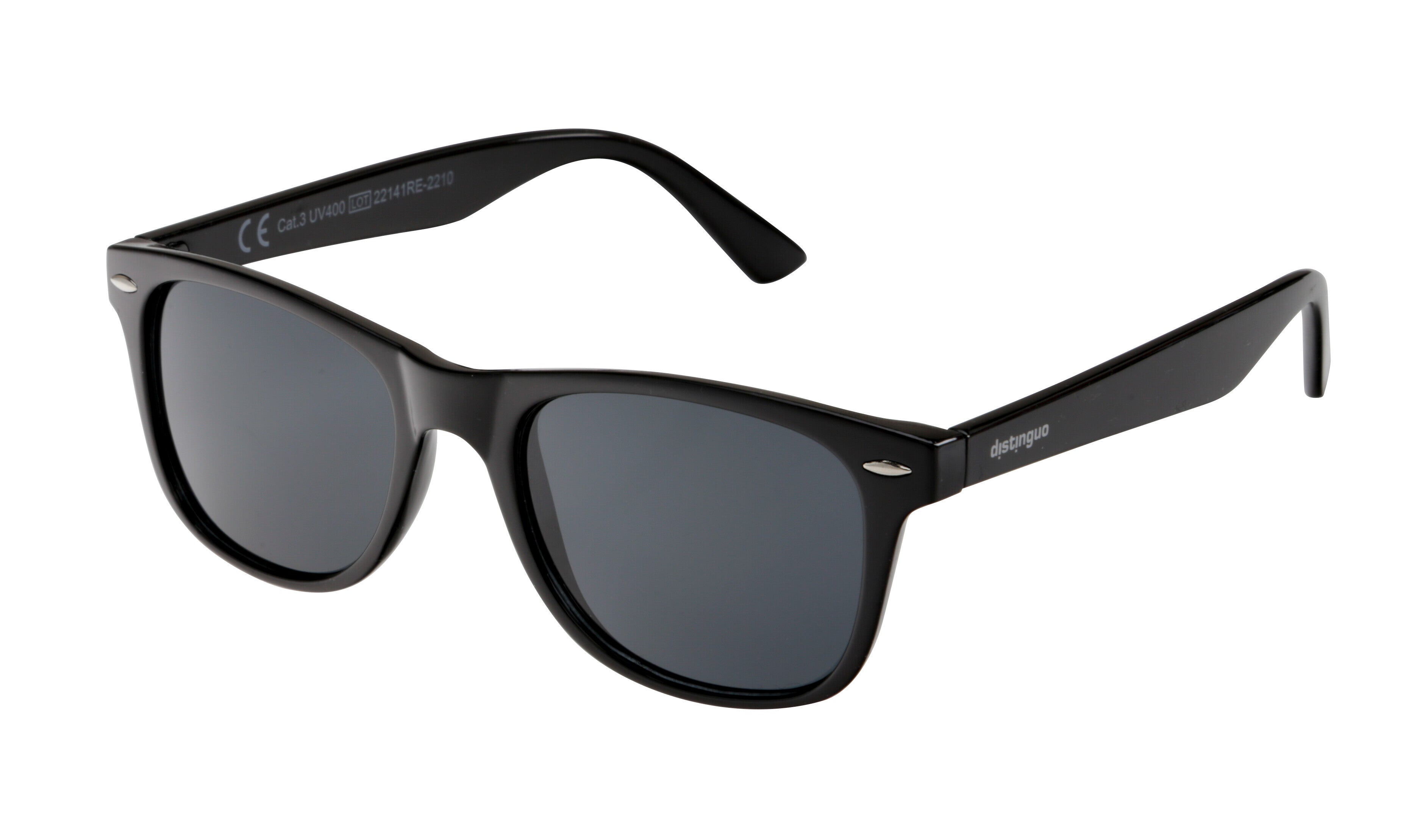 504, occhiali da sole, set 2 pz - Shiny Black