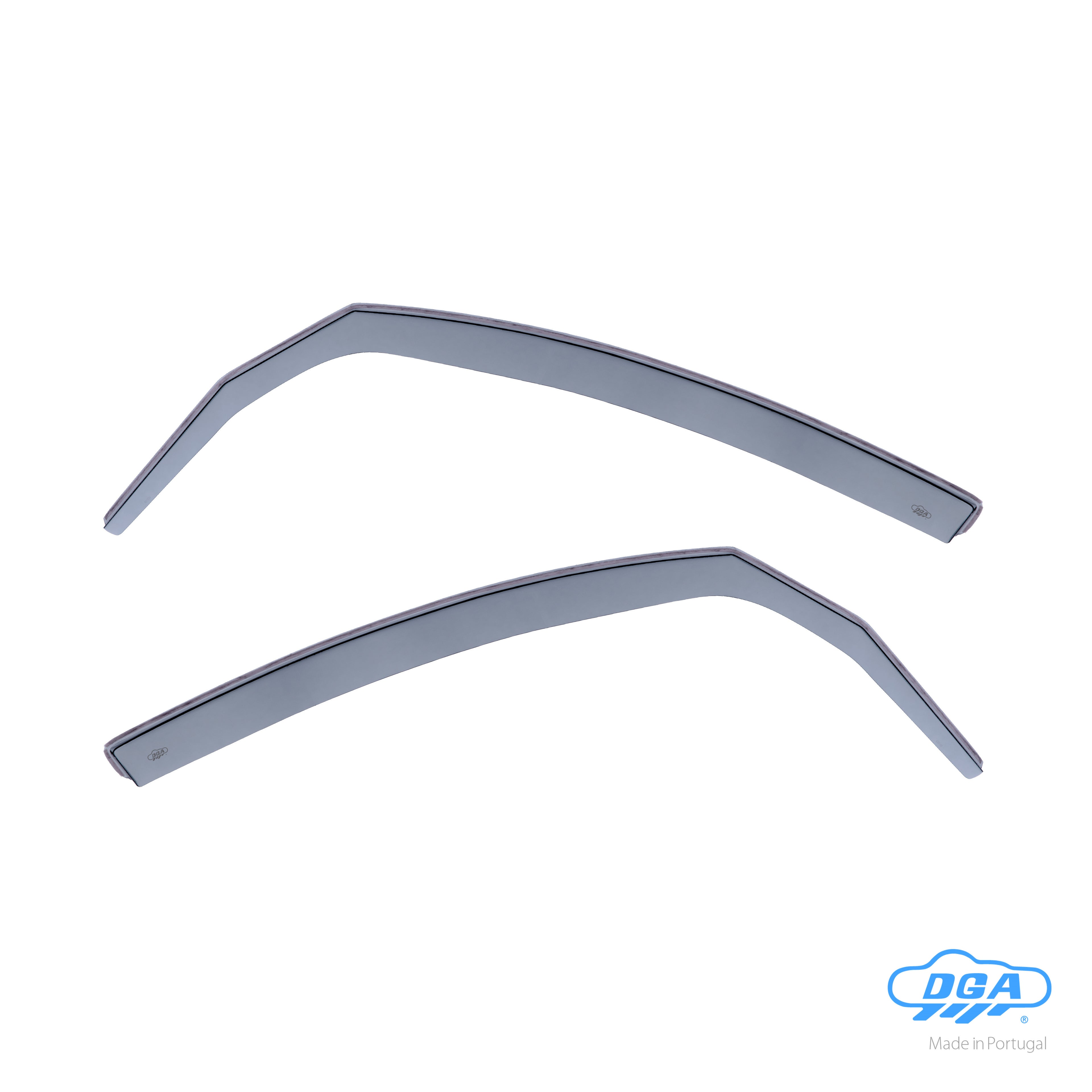 Set deflettori aria anteriori ad incastro, tipo lungo - compatibile per Audi A2 5p (07/00>08/05)
