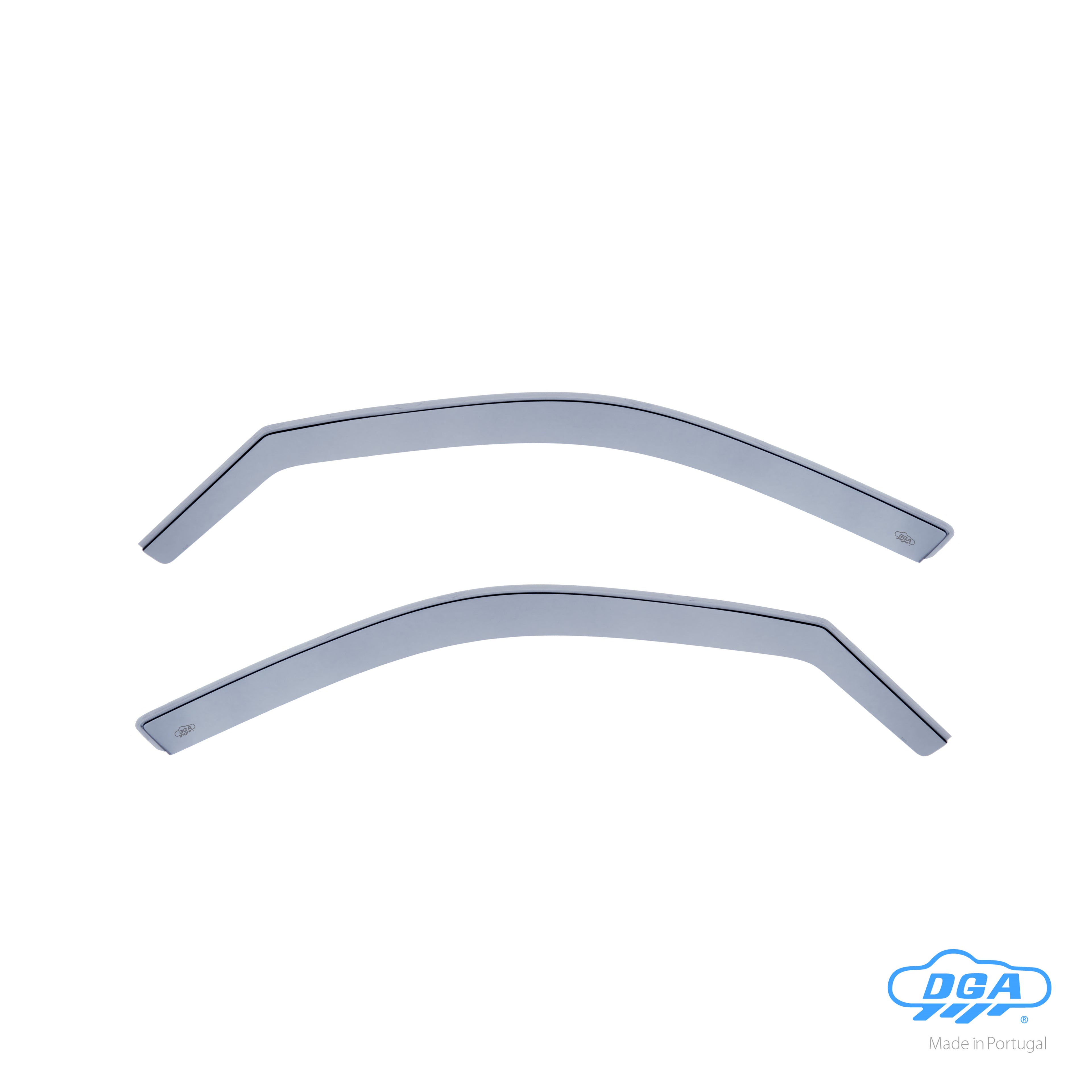 Set deflettori aria anteriori ad incastro, tipo lungo - compatibile per Bmw X3 (E83) (01/04>10/10)
