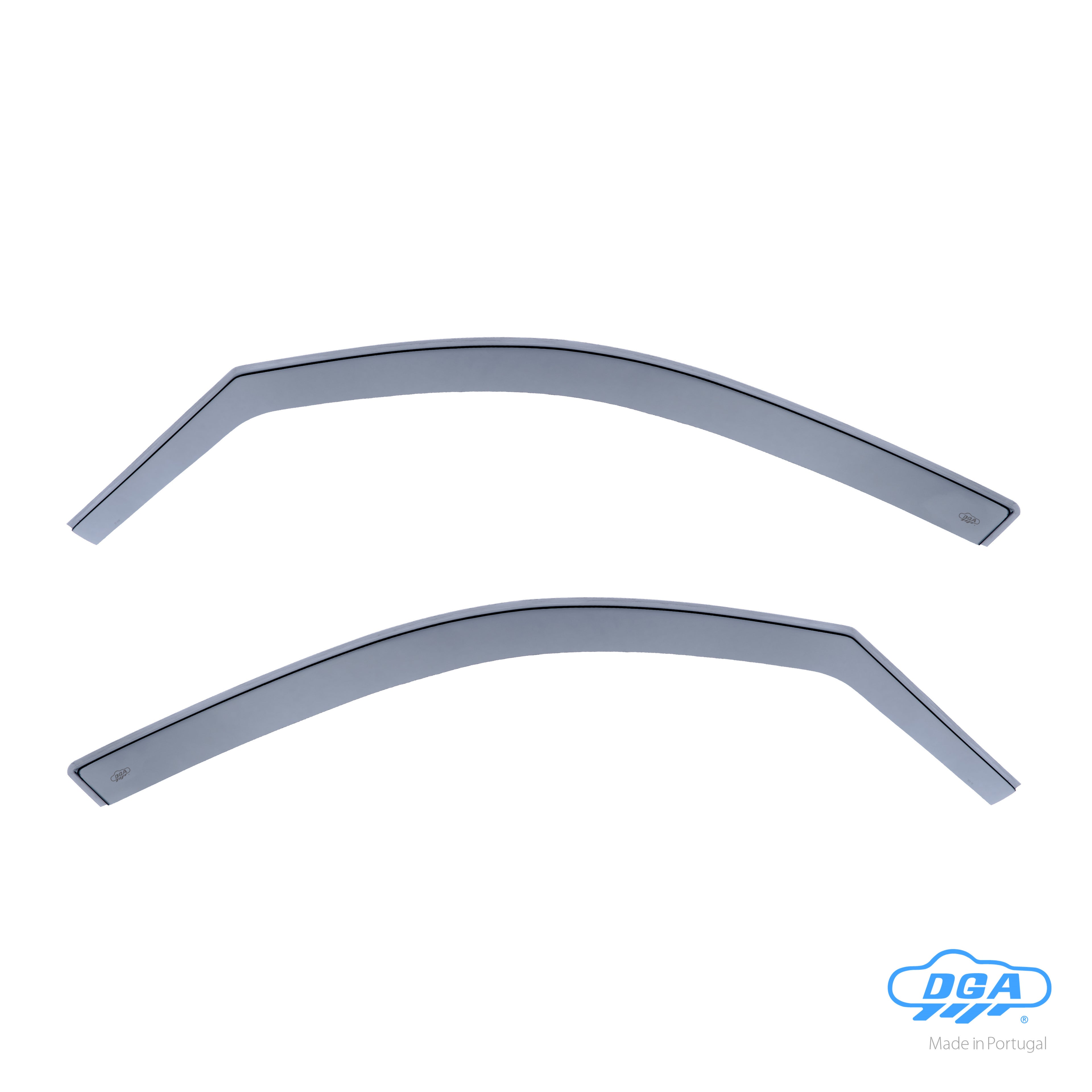 Set deflettori aria anteriori ad incastro, tipo lungo - compatibile per Bmw X3 (F25) (11/10>07/17)