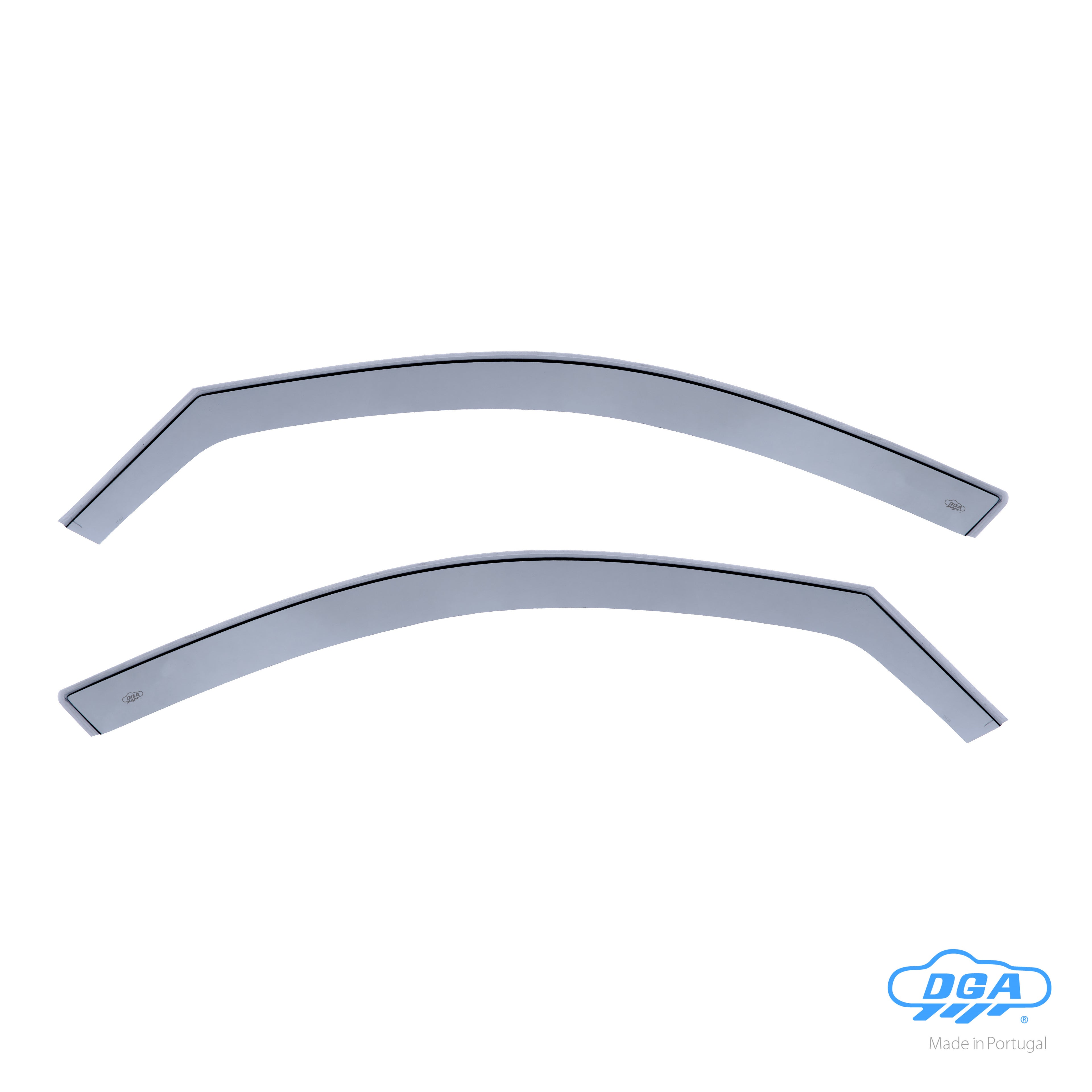 Set deflettori aria anteriori ad incastro, tipo lungo - compatibile per Bmw Serie 3 (F30) (02/12>11/18) - Bmw Serie 3 Touring (F31) (06/12>07/19)