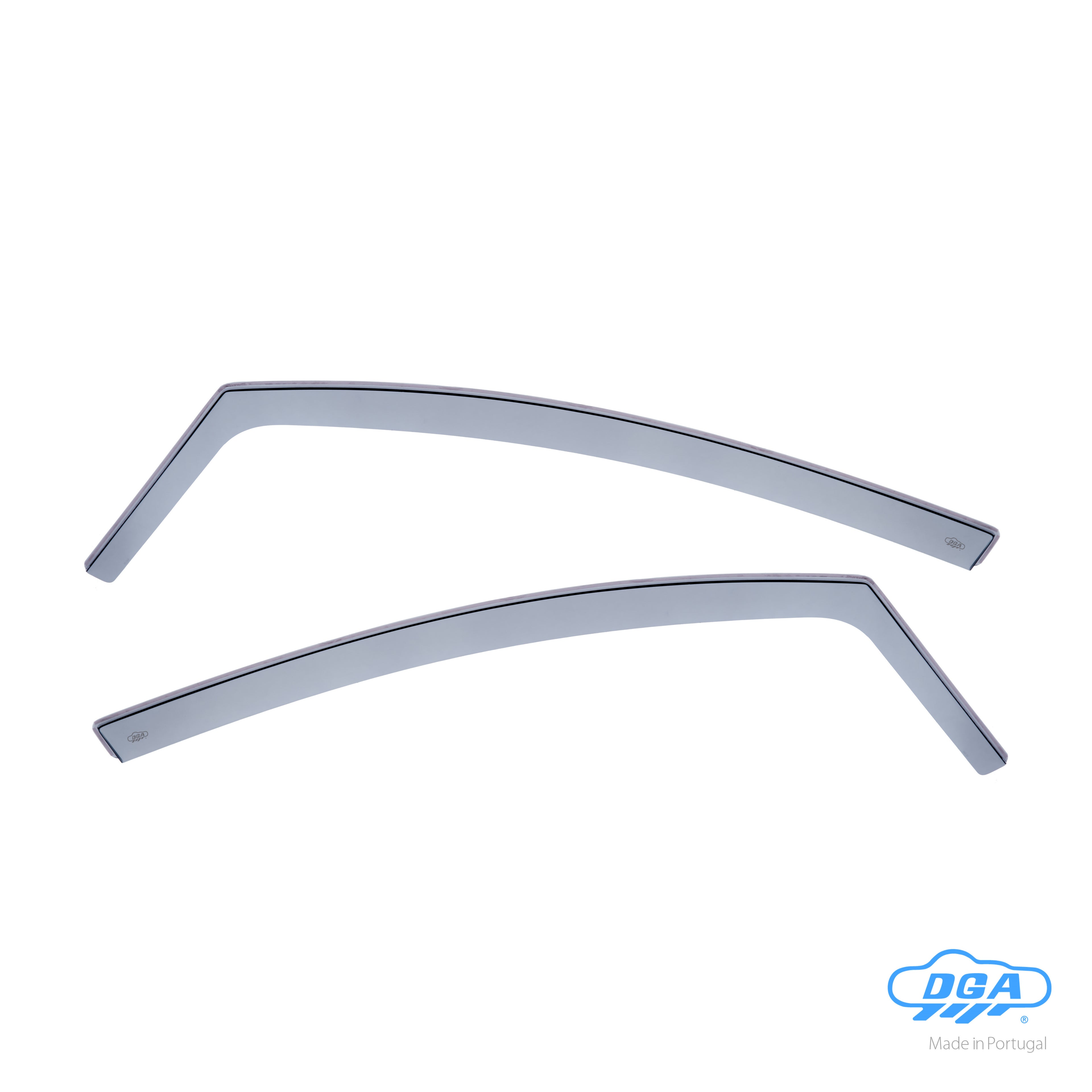 Set deflettori aria anteriori ad incastro, tipo lungo - compatibile per Citroen C4 3p (01/05>10/10)
