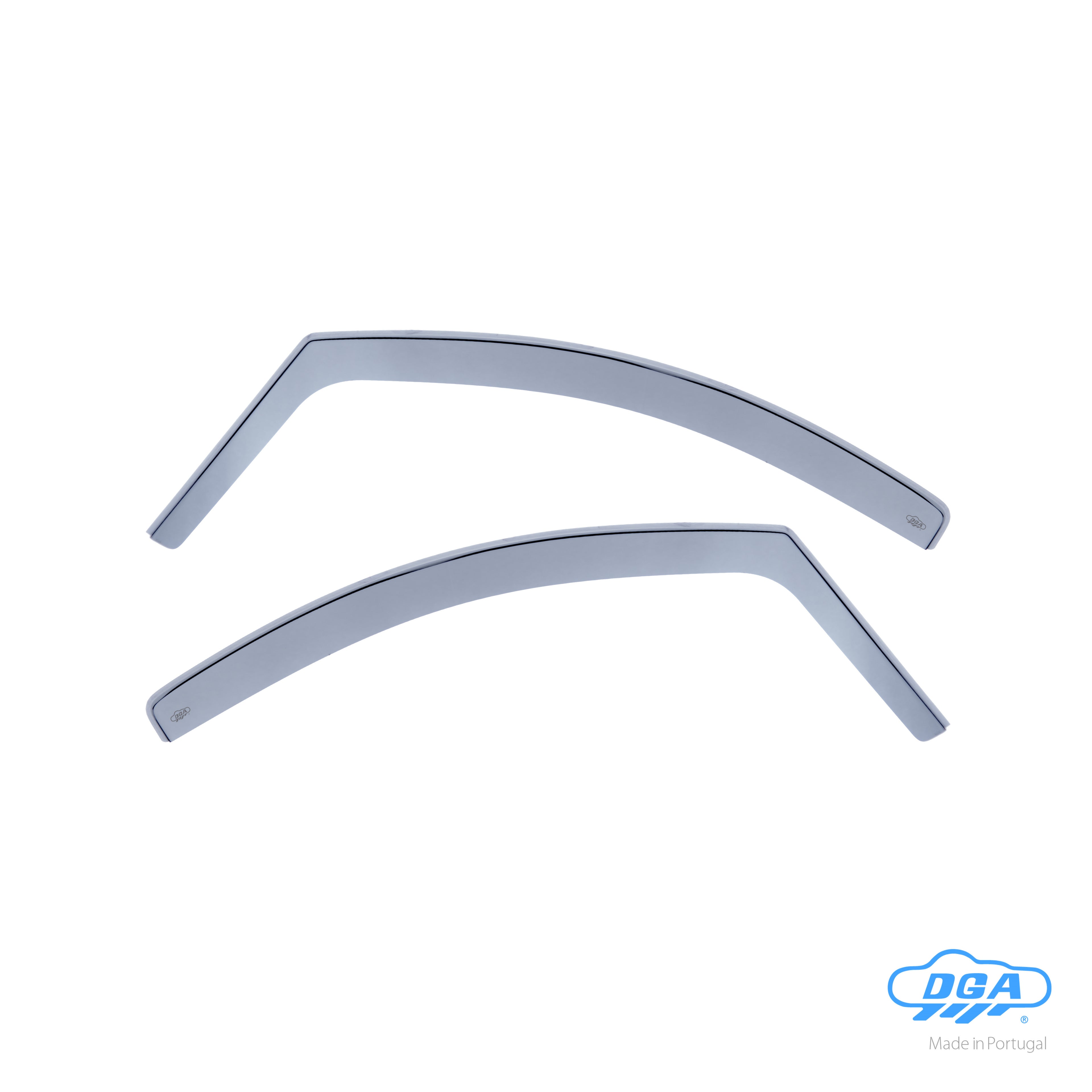 Set deflettori aria anteriori ad incastro, tipo lungo - compatibile per Citroen Nemo 5p (12/08>03/14) - Citroen Nemo Van (12/08>03/14)