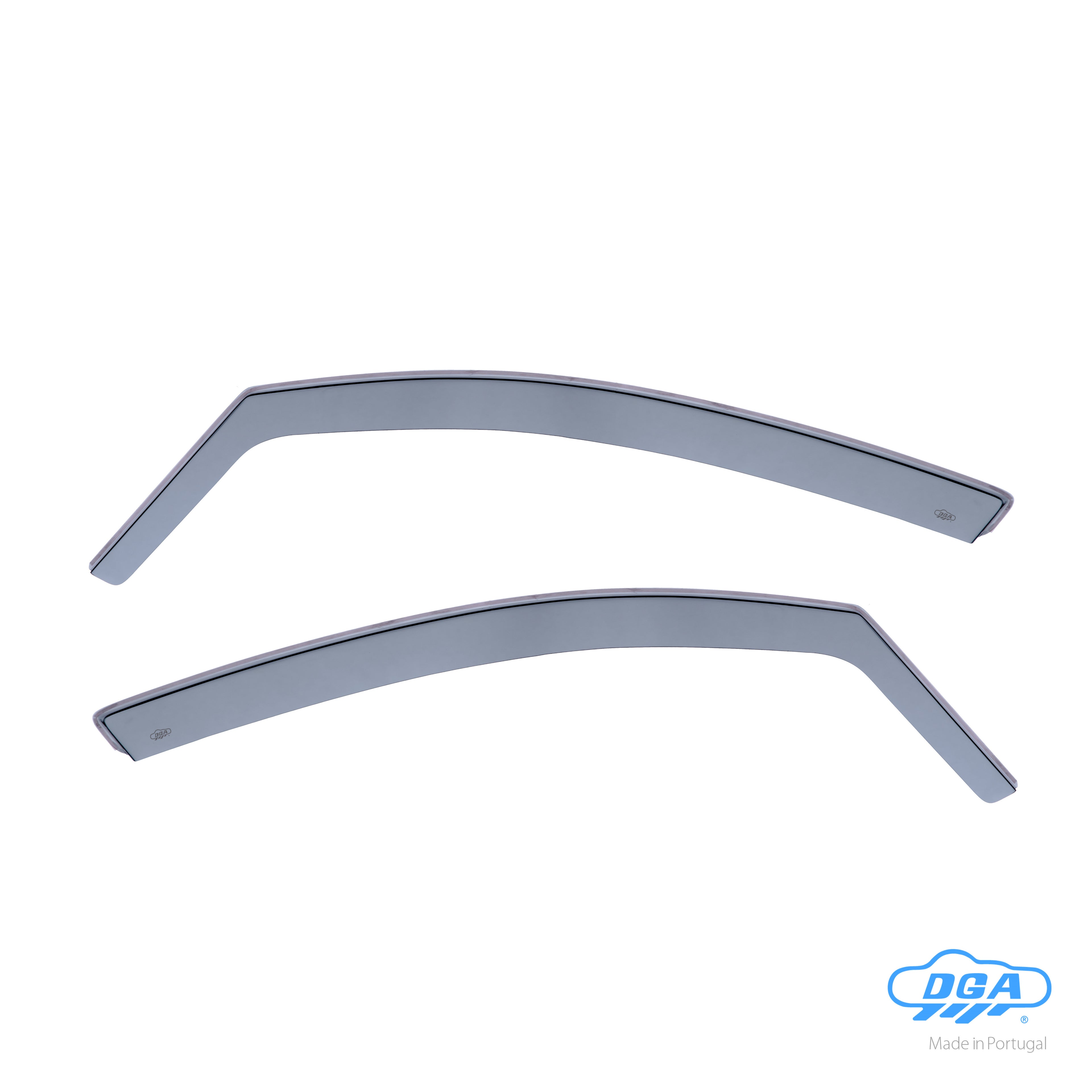 Set deflettori aria anteriori ad incastro, tipo lungo - compatibile per Citroen C5 4p (05/08>12/17) - Citroen C5 Tourer (05/08>12/17)