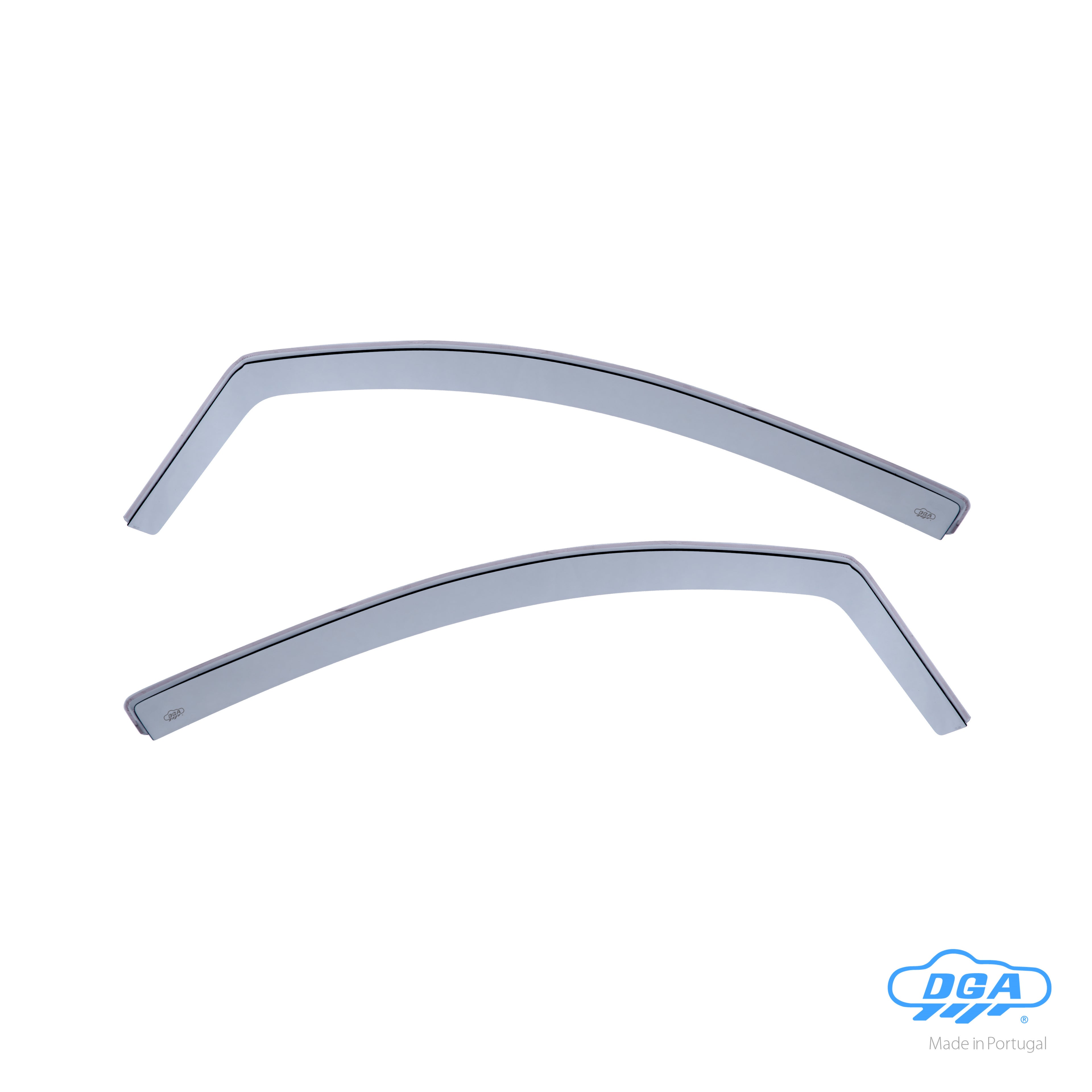 Set deflettori aria anteriori ad incastro, tipo lungo - compatibile per Citroen C1 5p (06/14>12/21)