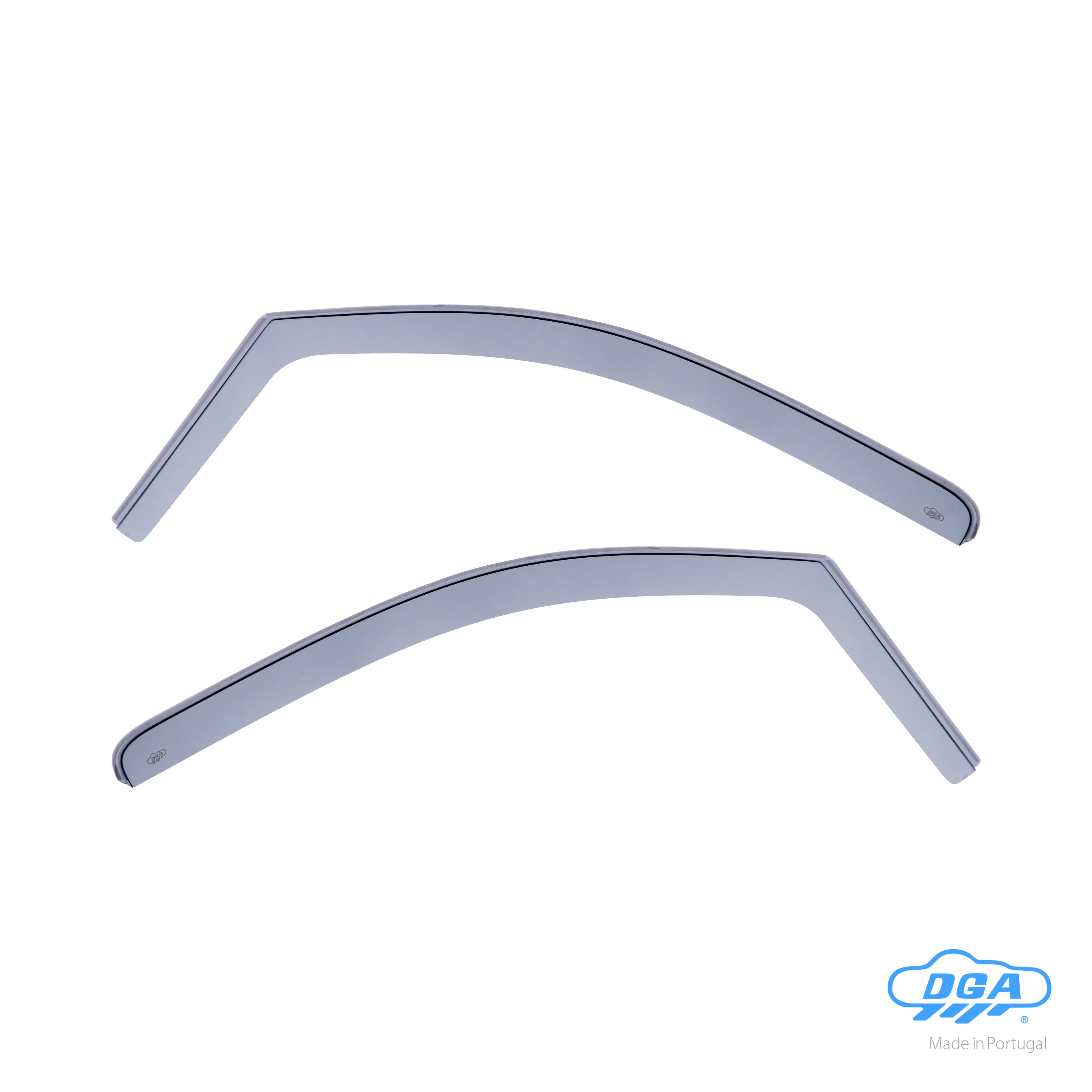 Set deflettori aria anteriori ad incastro, tipo lungo - compatibile per Citroen Jumpy (04/16>) - Citroen SpaceTourer (06/16>09/24)