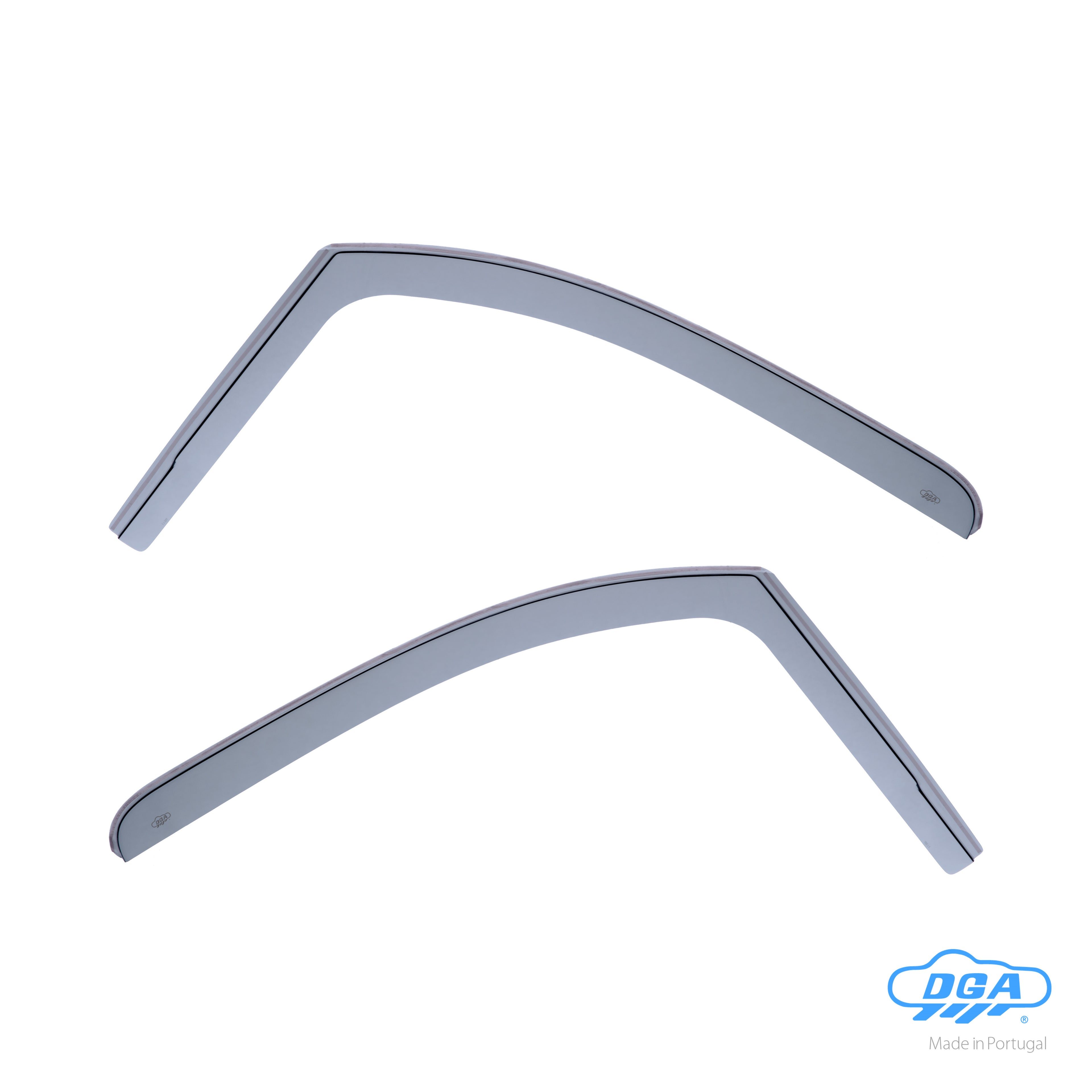 Set deflettori aria anteriori ad incastro, tipo lungo - compatibile per Citroen Berlingo M (09/18>01/22) - Citroen Berlingo Van (06/18>05/24)