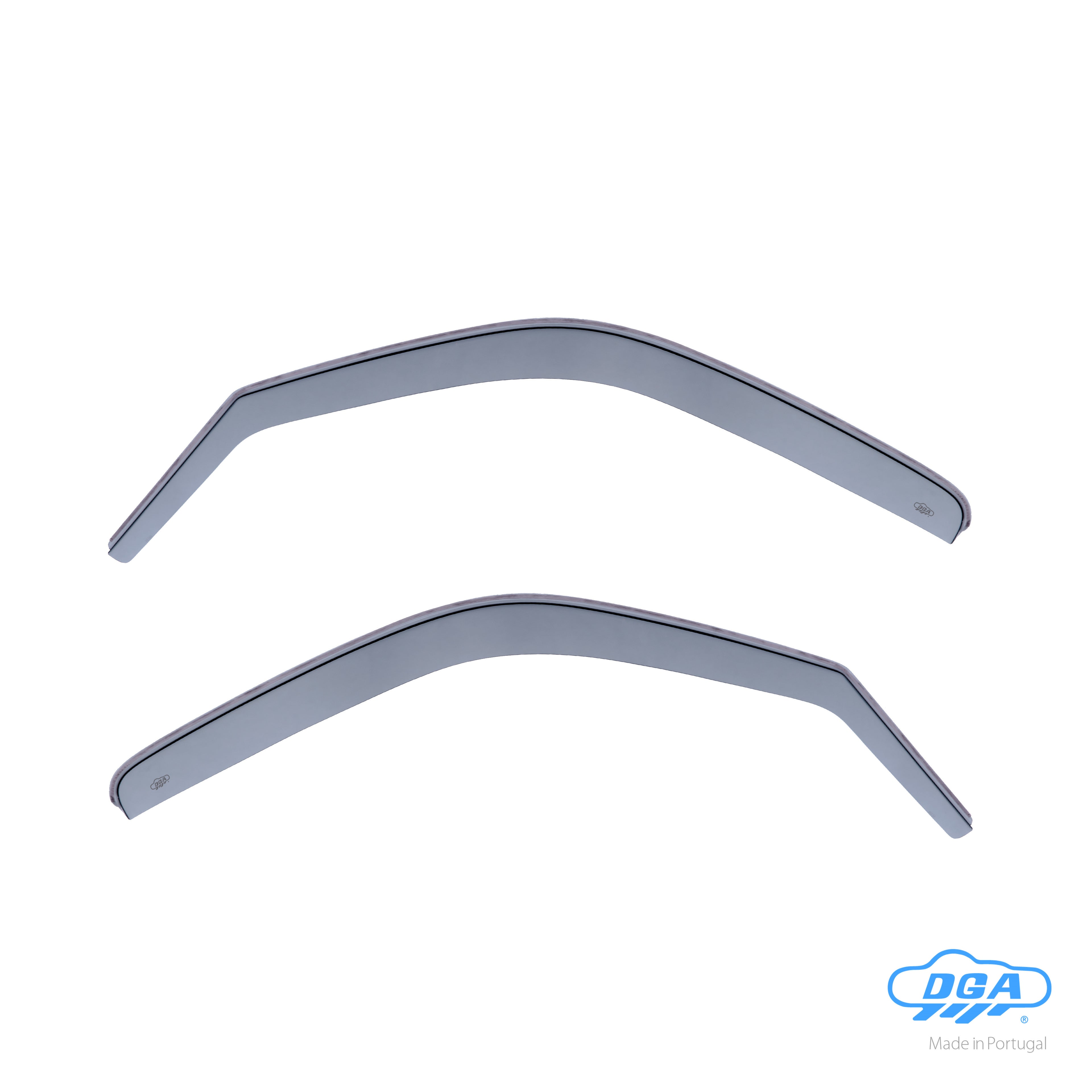 Set deflettori aria anteriori ad incastro, tipo lungo - compatibile per Jeep Cherokee (10/01>04/08)