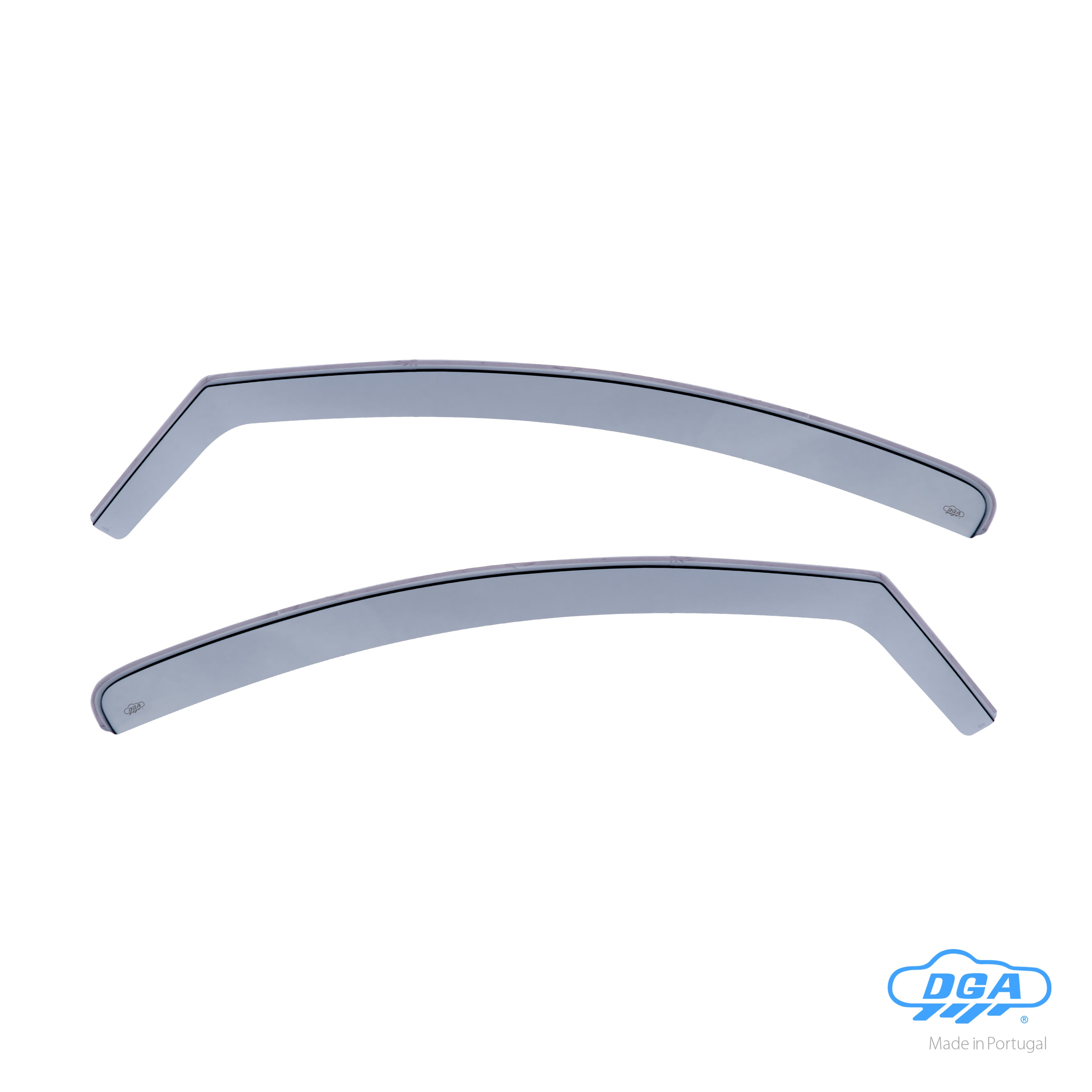 Set deflettori aria anteriori ad incastro, tipo lungo - compatibile per Dacia Logan MCV 5p (10/13>09/21) - Dacia Logan MCV Stepway (05/17>09/22) - Dacia Sandero (01/13>01/21) - Dacia Sandero Stepway (01/13>01/21)