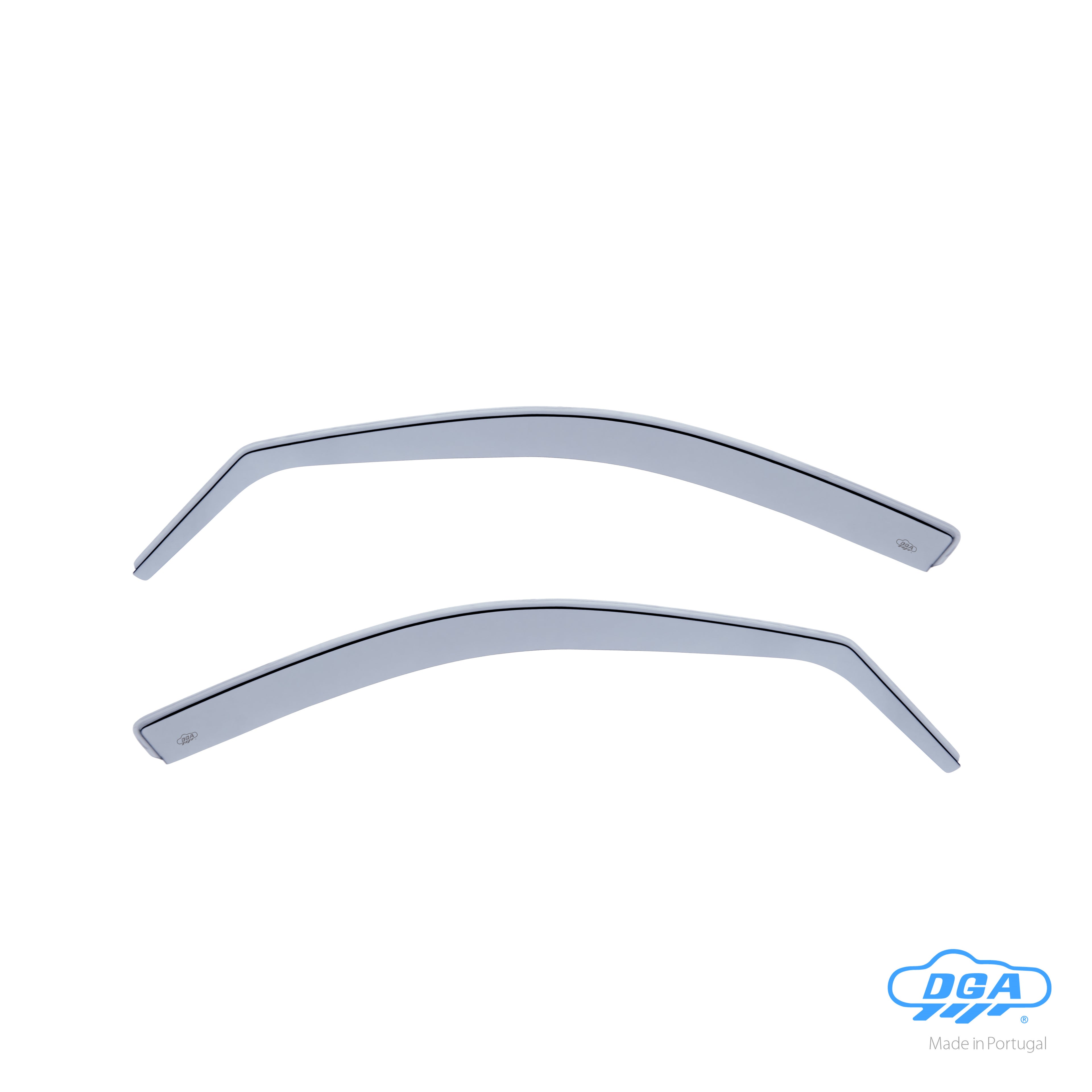 Set deflettori aria anteriori ad incastro, tipo lungo - compatibile per Daewoo Nubira 4p (06/97>01/05)
