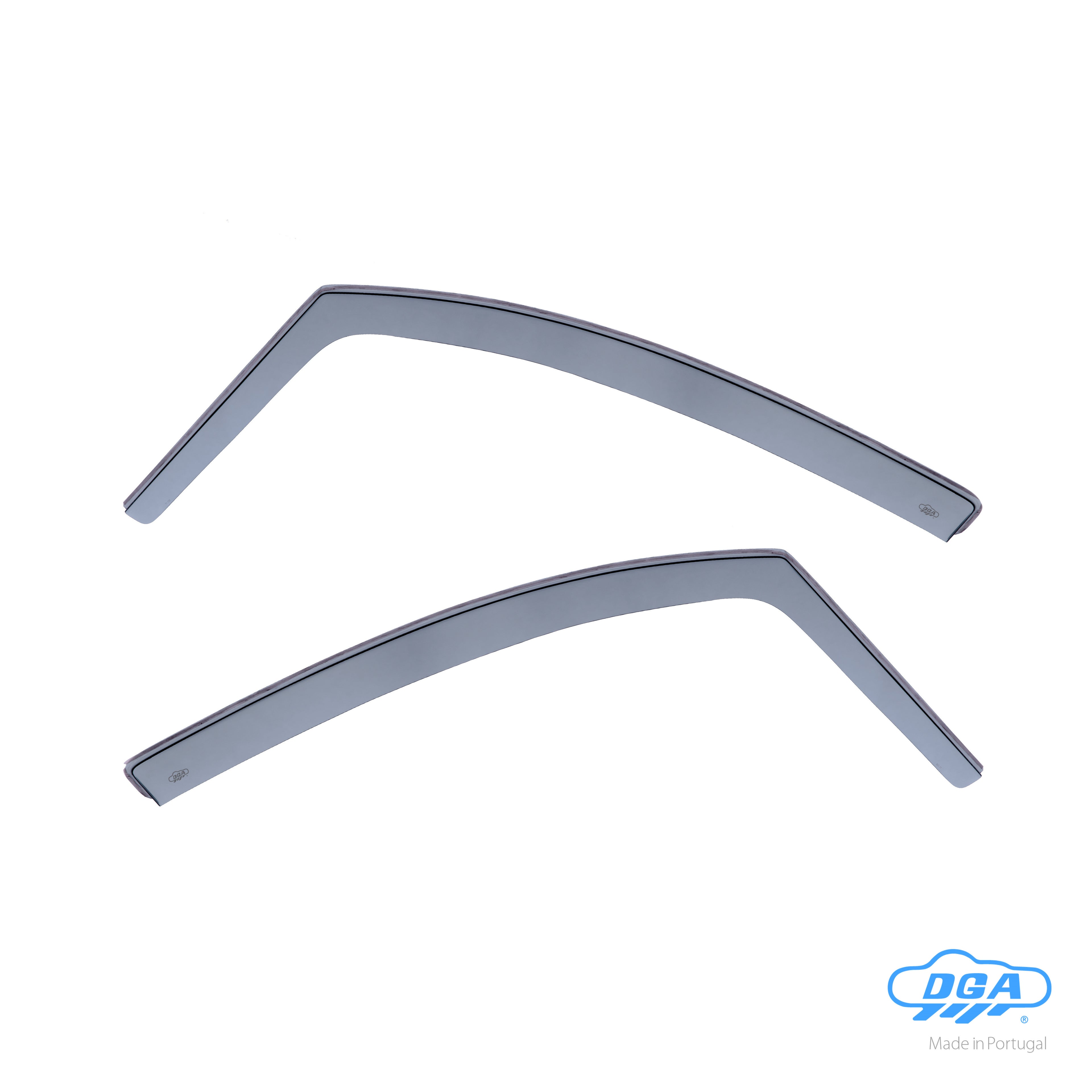 Set deflettori aria anteriori ad incastro, tipo lungo - compatibile per Chevrolet Spark (02/10>09/15)