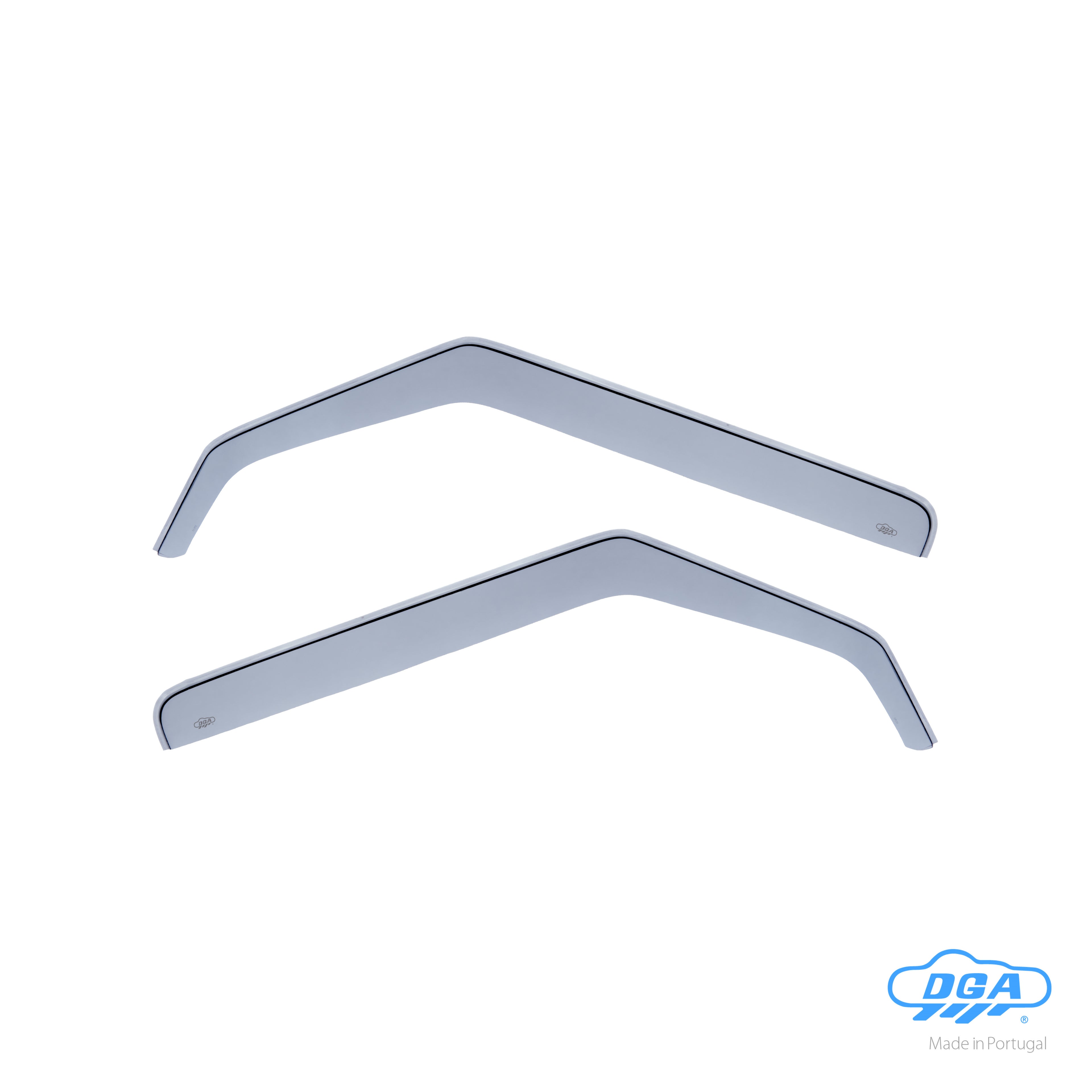 Set deflettori aria anteriori ad incastro, tipo lungo - compatibile per Fiat Panda (01/86>08/03)