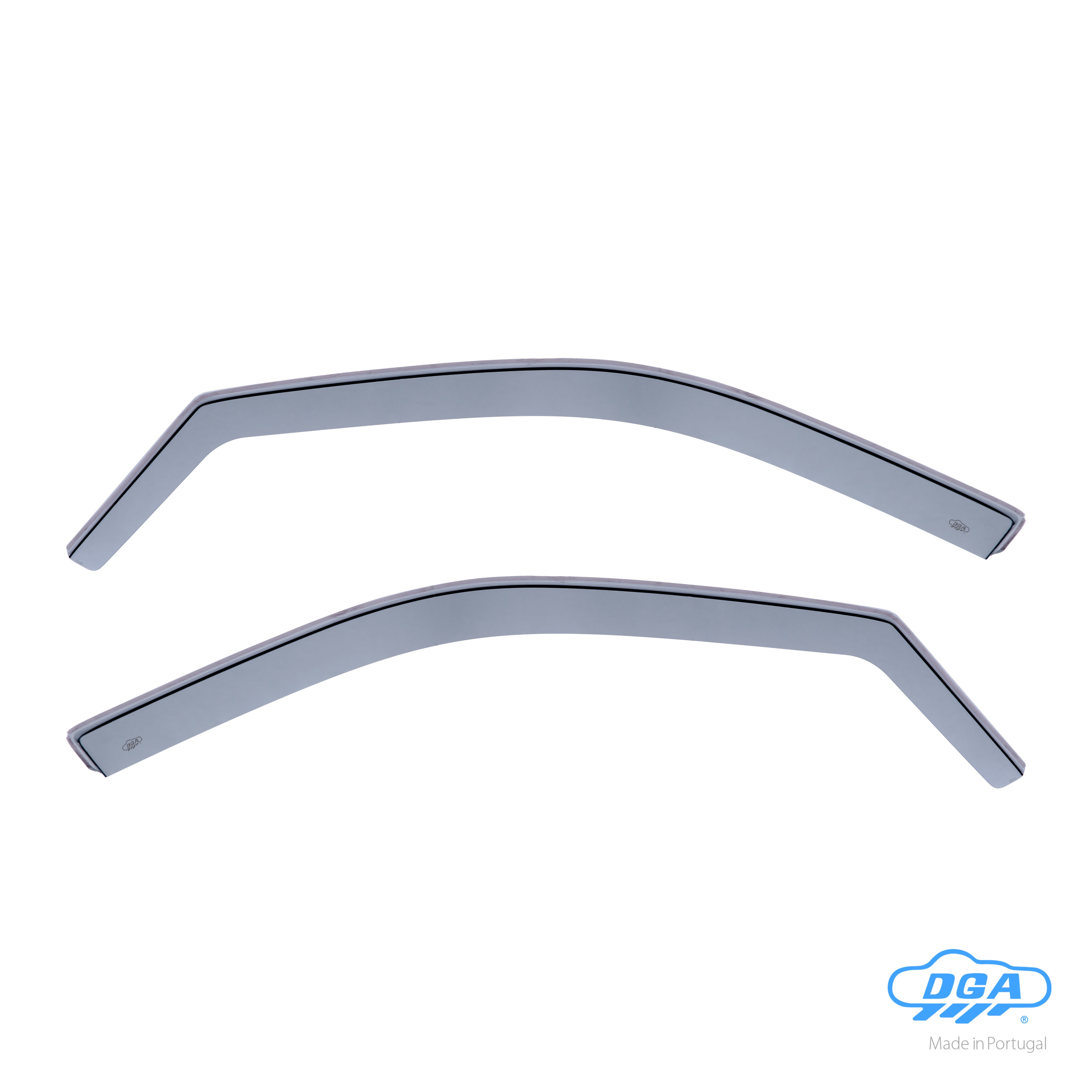 Set deflettori aria anteriori ad incastro, tipo lungo - compatibile per Fiat Punto 5p (01/93>08/99)
