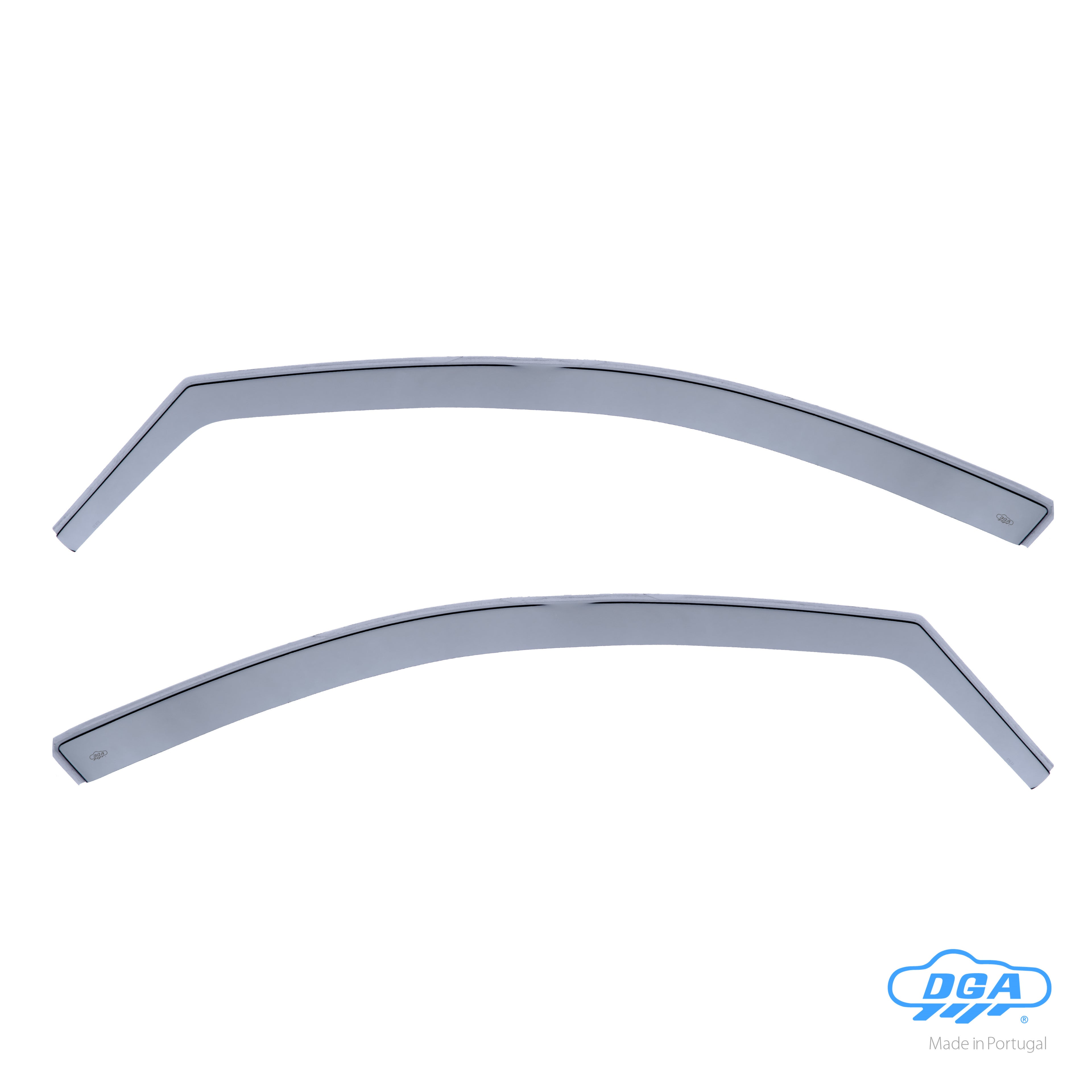Set deflettori aria anteriori ad incastro, tipo lungo - compatibile per Fiat Stilo 5p (01/02>12/07)