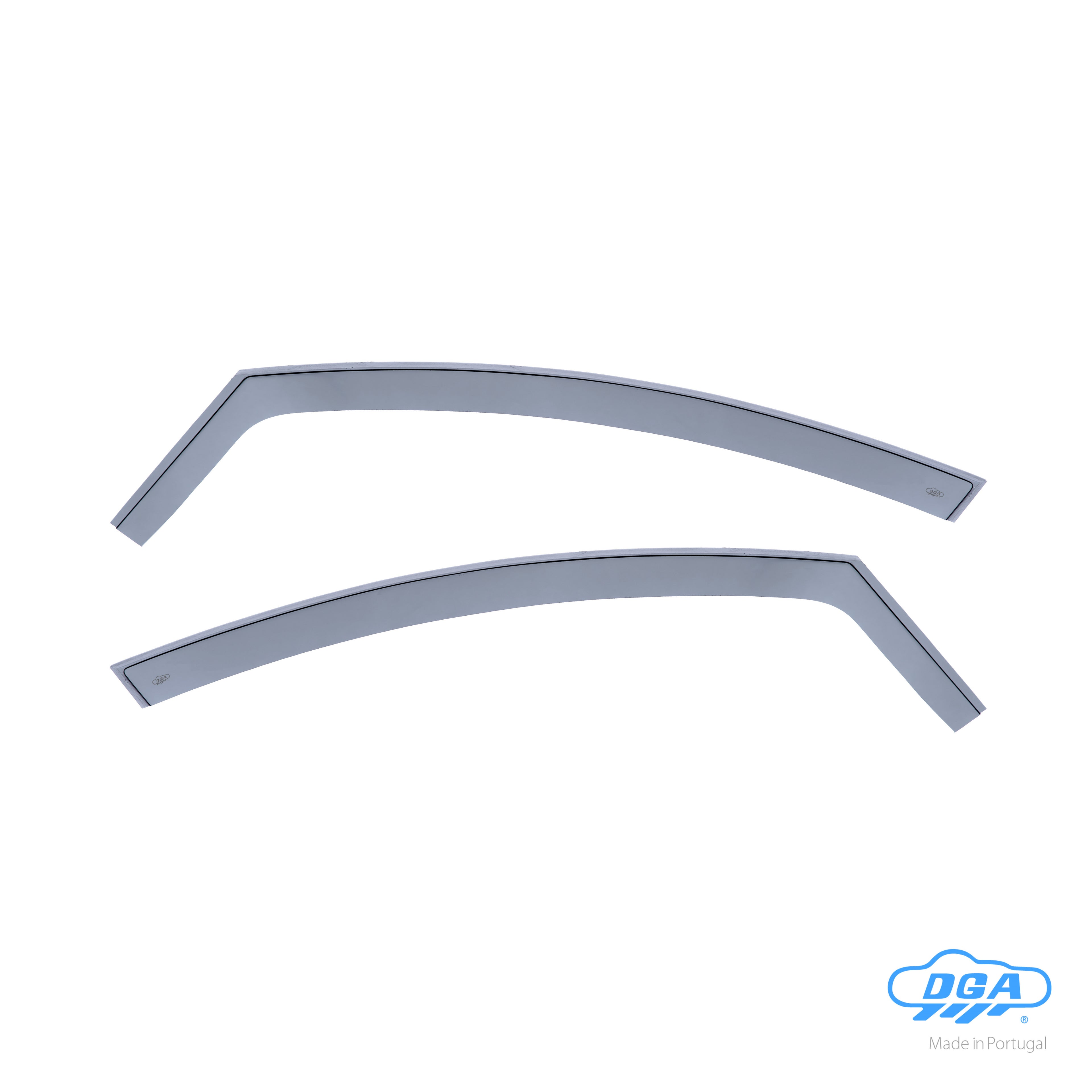Set deflettori aria anteriori ad incastro, tipo lungo - compatibile per Fiat Bravo (02/07>11/15)