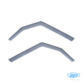 Set deflettori aria anteriori ad incastro, tipo lungo - compatibile per Fiat 500L (09/12>12/22)