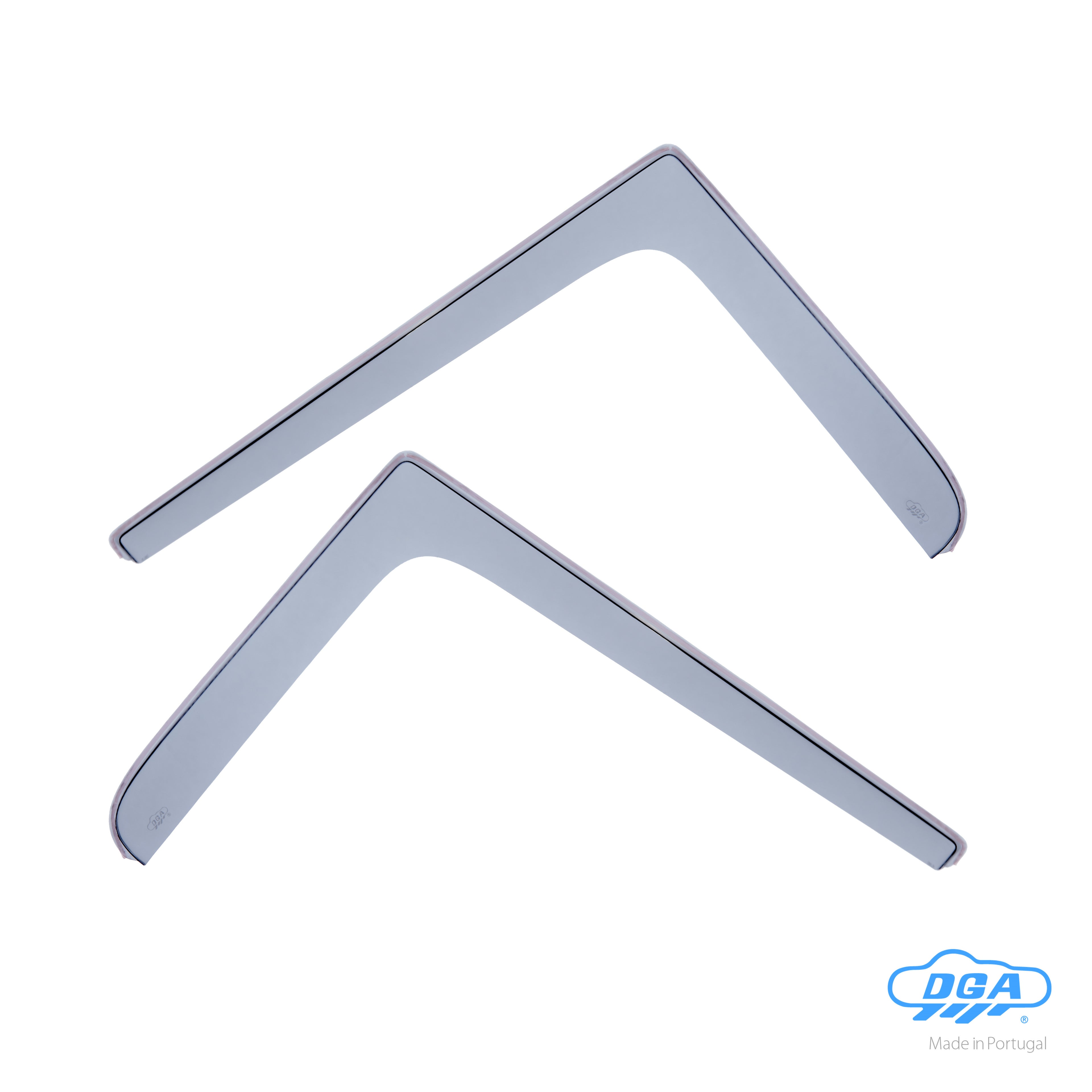 Set deflettori aria anteriori ad incastro, tipo lungo - compatibile per Ford Transit (07/00>07/06)