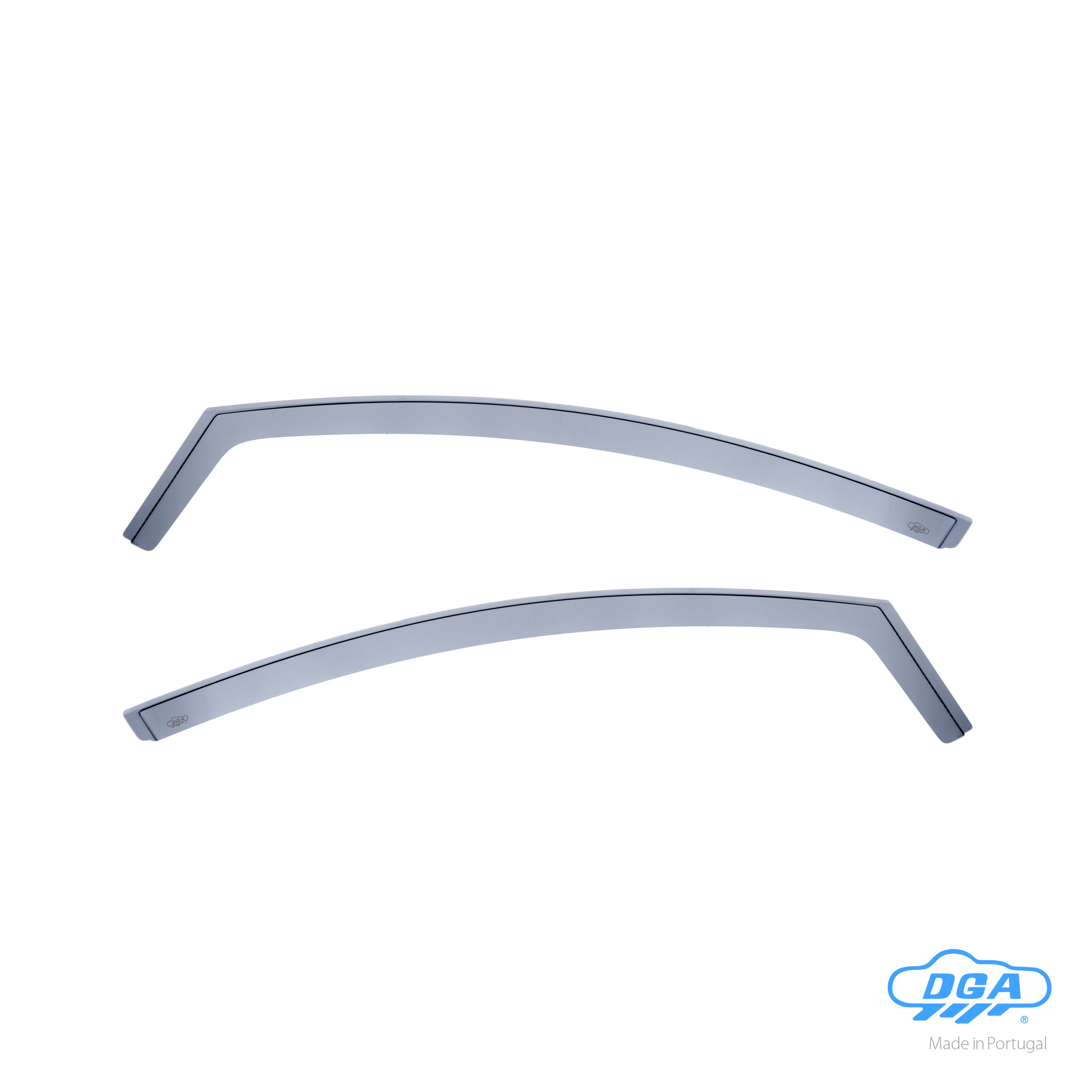 Set deflettori aria anteriori ad incastro, tipo lungo - compatibile per Ford Fiesta 3p (09/08>05/17)