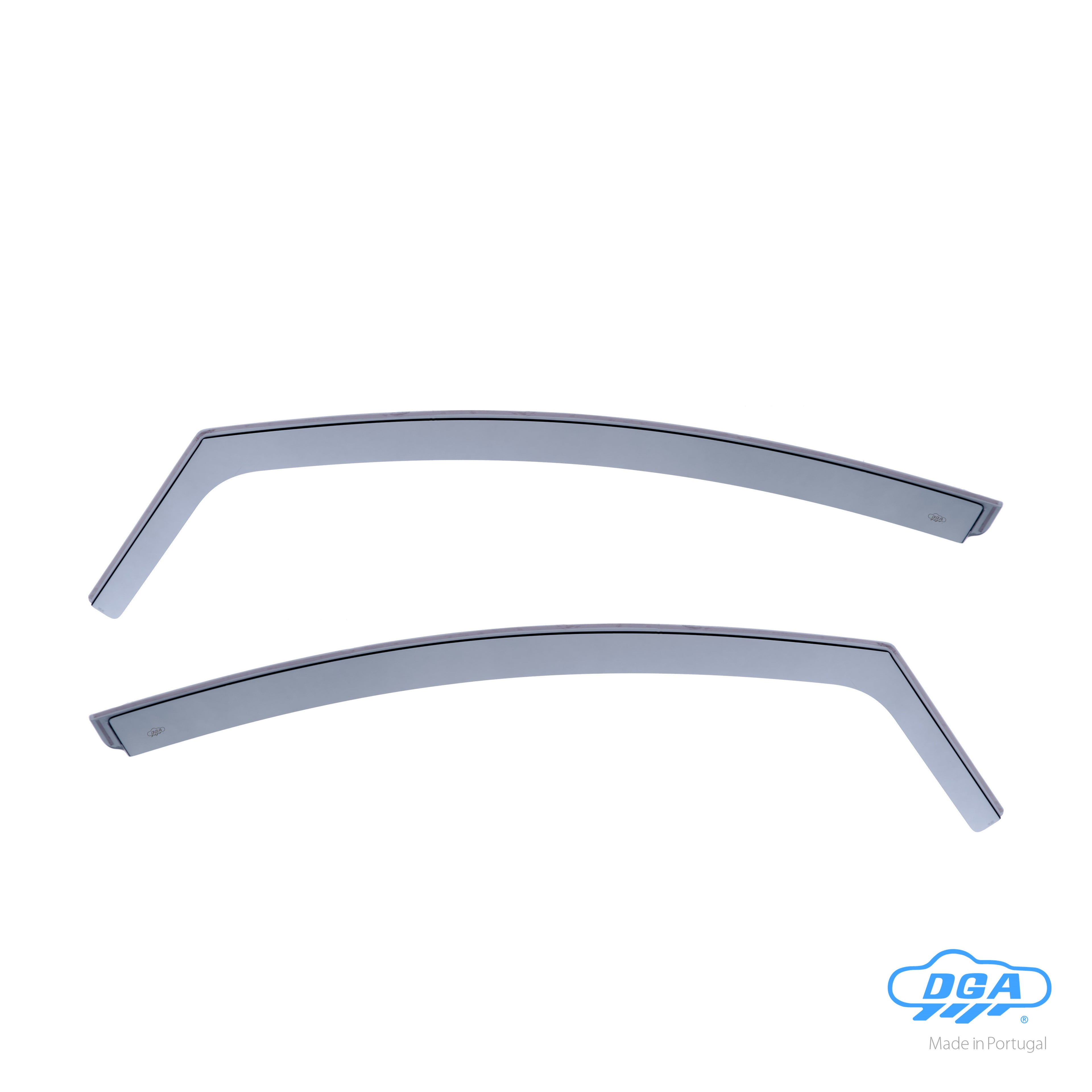 Set deflettori aria anteriori ad incastro, tipo lungo - compatibile per Ford Fiesta 5p (09/08>05/17)