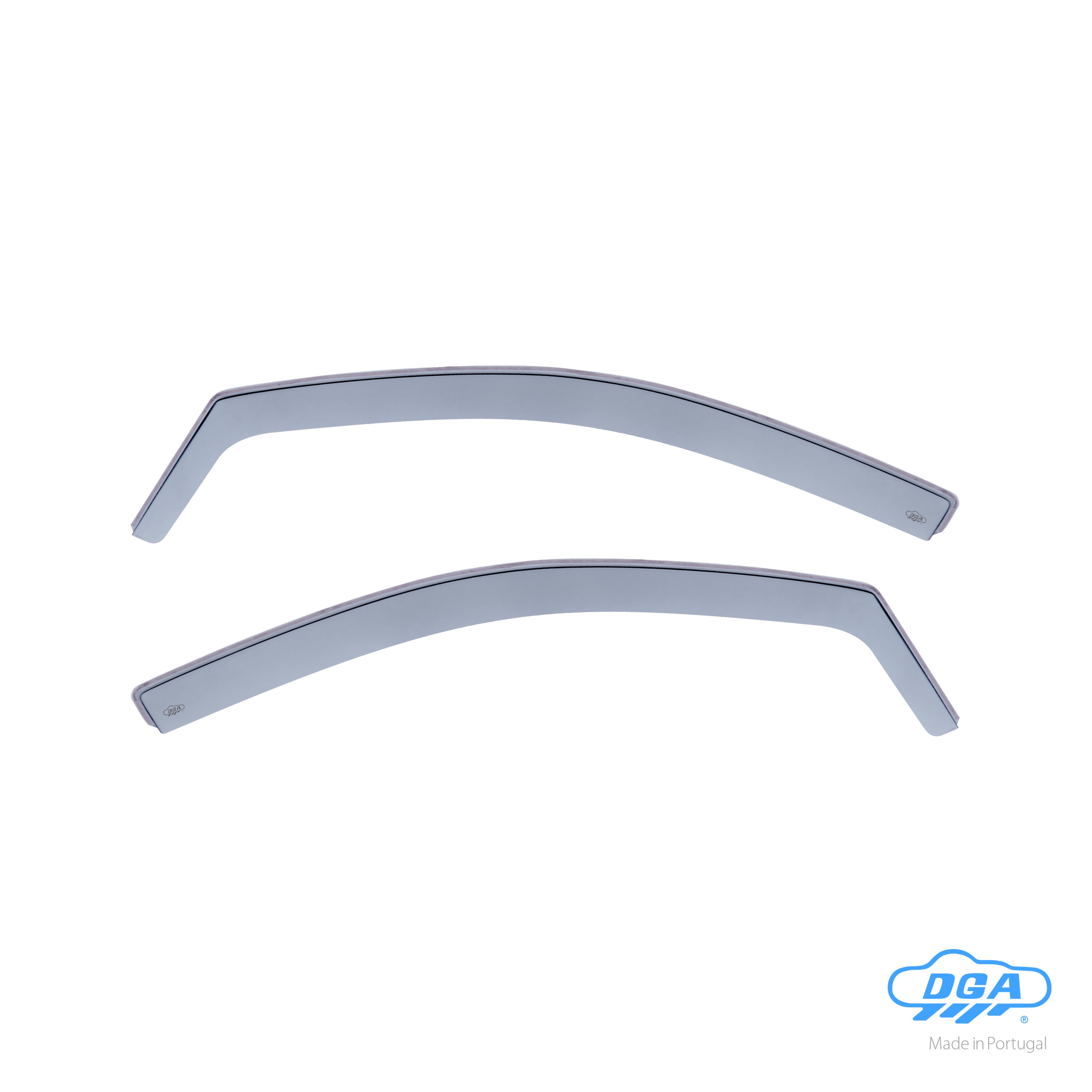 Set deflettori aria anteriori ad incastro, tipo lungo - compatibile per Ford Ranger (06/12>04/22) Double Cab