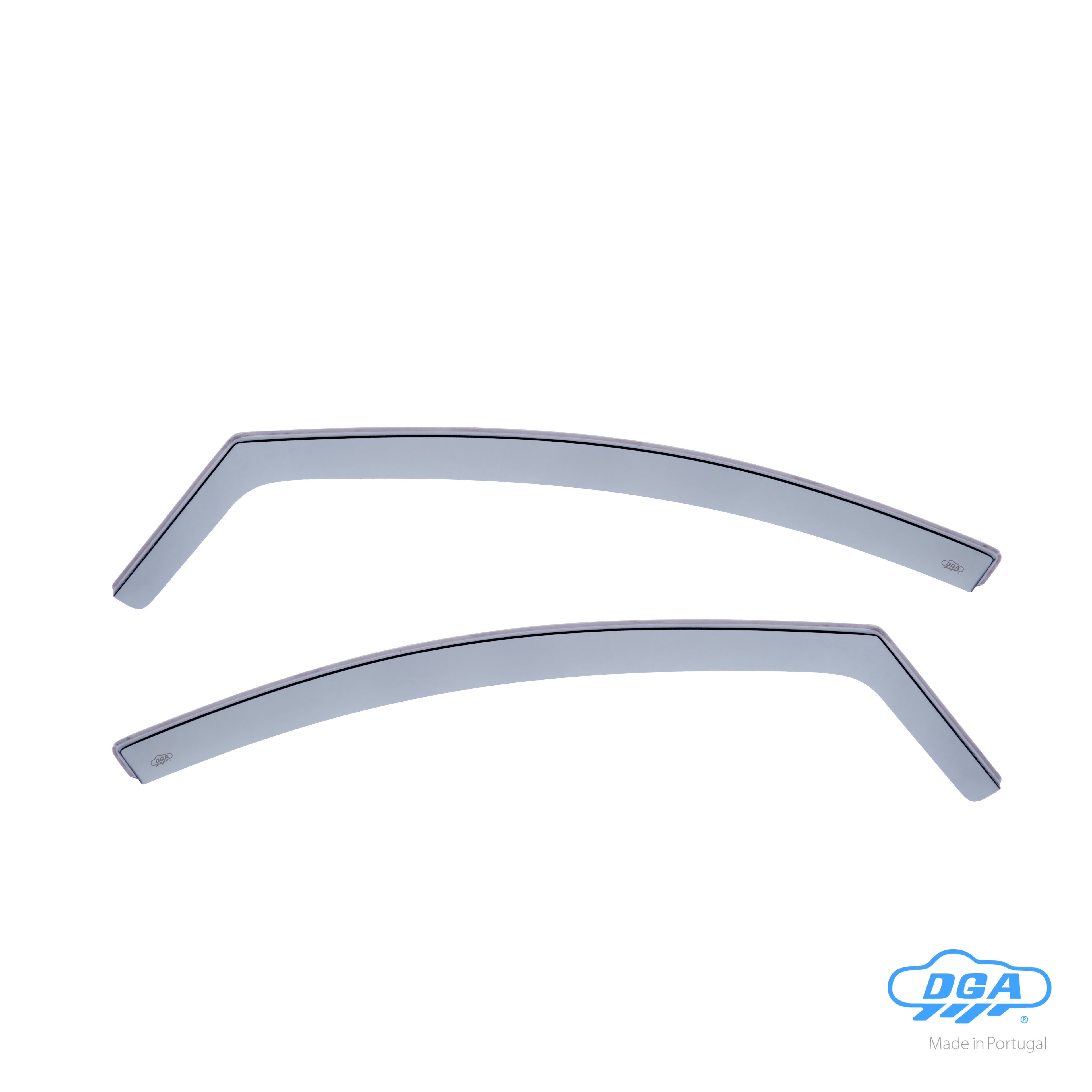 Set deflettori aria anteriori ad incastro, tipo lungo - compatibile per Ford Kuga (03/13>10/19)