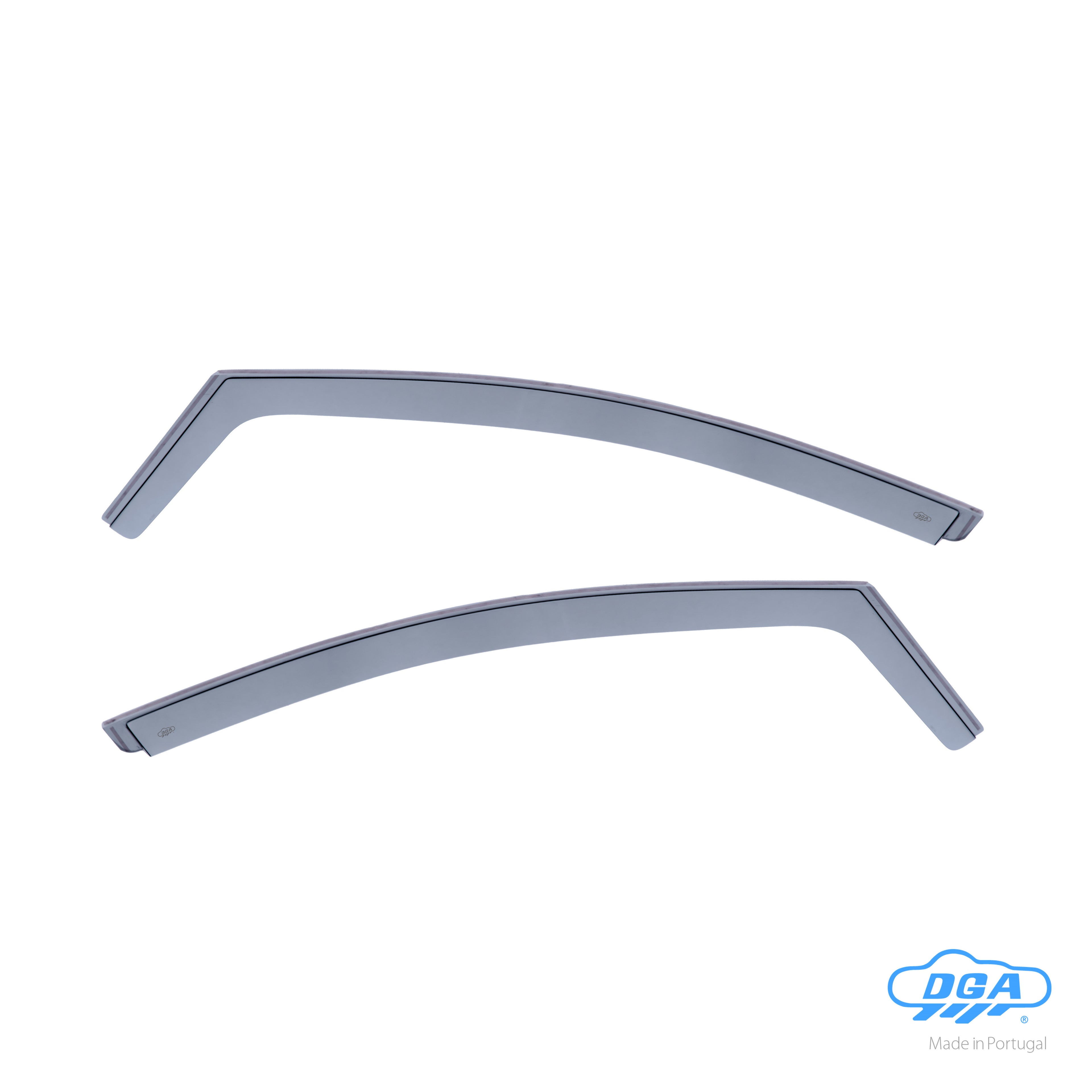 Set deflettori aria anteriori ad incastro, tipo lungo - compatibile per Ford Fiesta 5p (06/17>08/23)