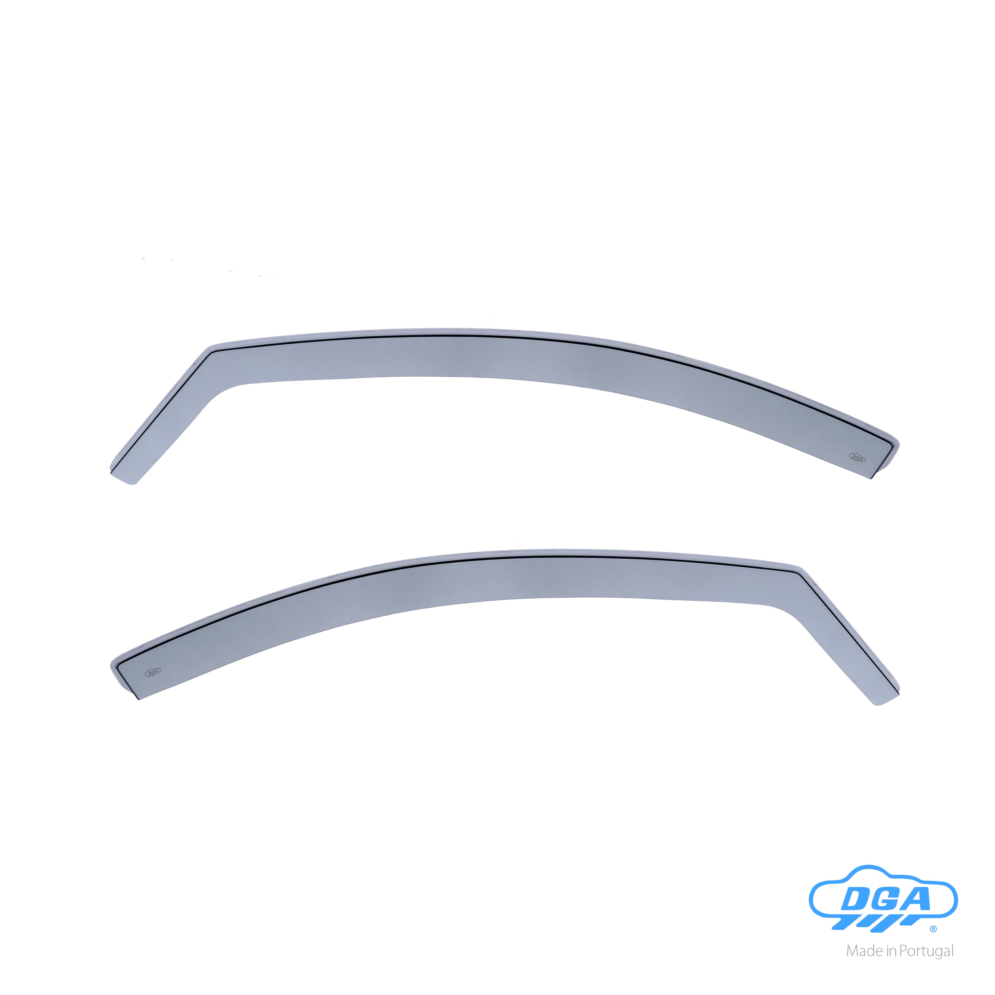 Set deflettori aria anteriori ad incastro, tipo lungo - compatibile per Hyundai i20 5p (02/09>10/14)
