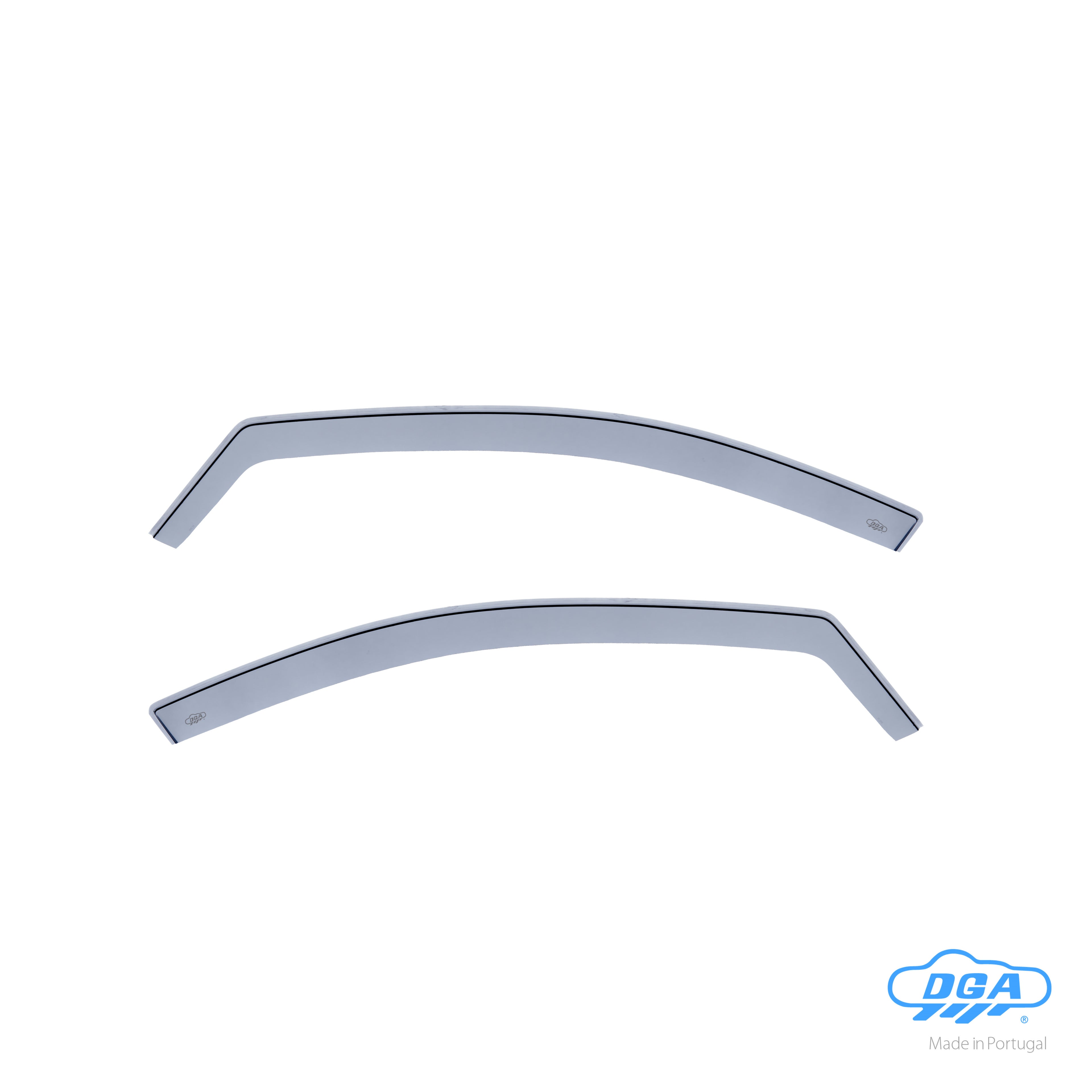 Set deflettori aria anteriori ad incastro, tipo lungo - compatibile per Hyundai ix35 (03/10>12/15)
