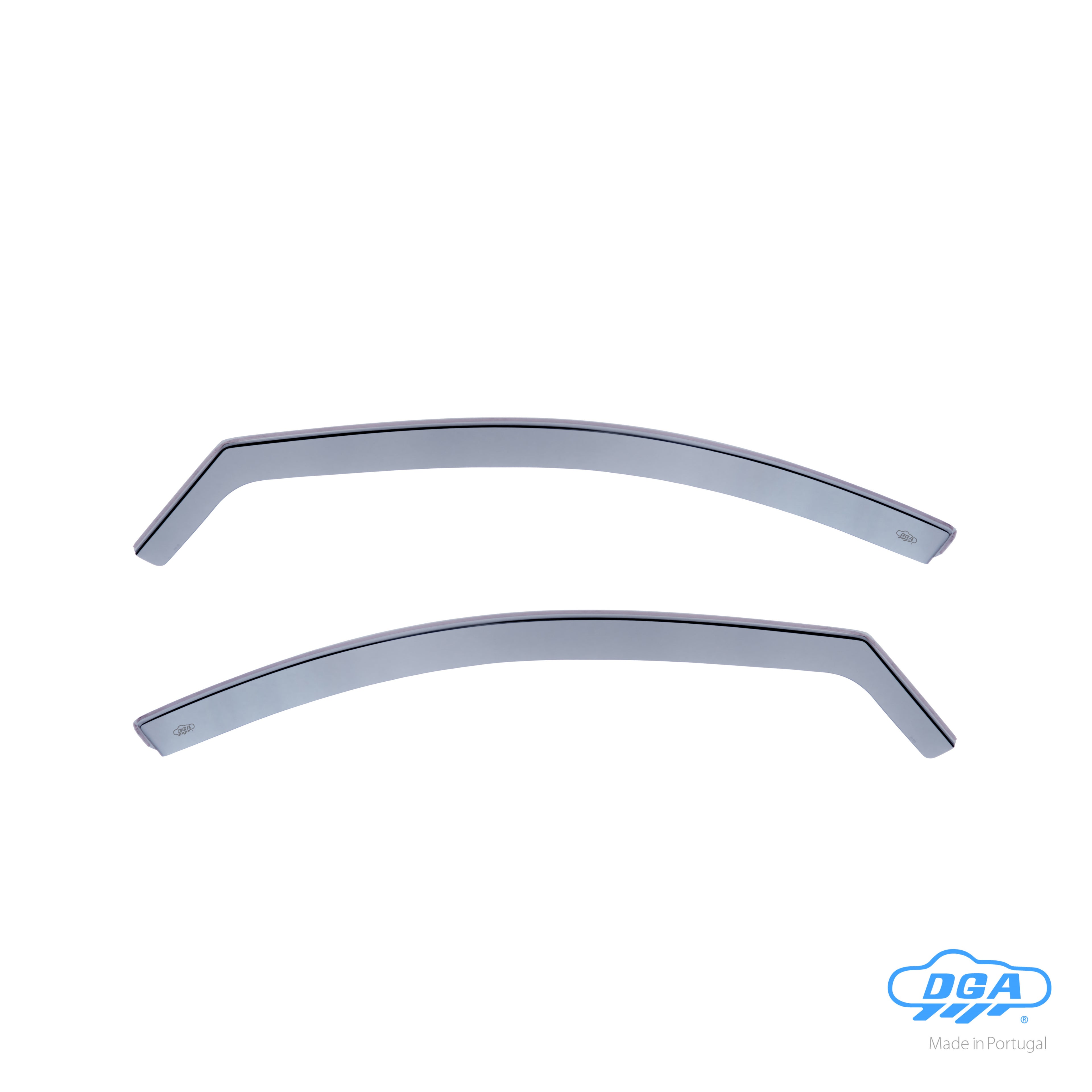 Set deflettori aria anteriori ad incastro, tipo lungo - compatibile per Hyundai Kona (10/17>06/23)