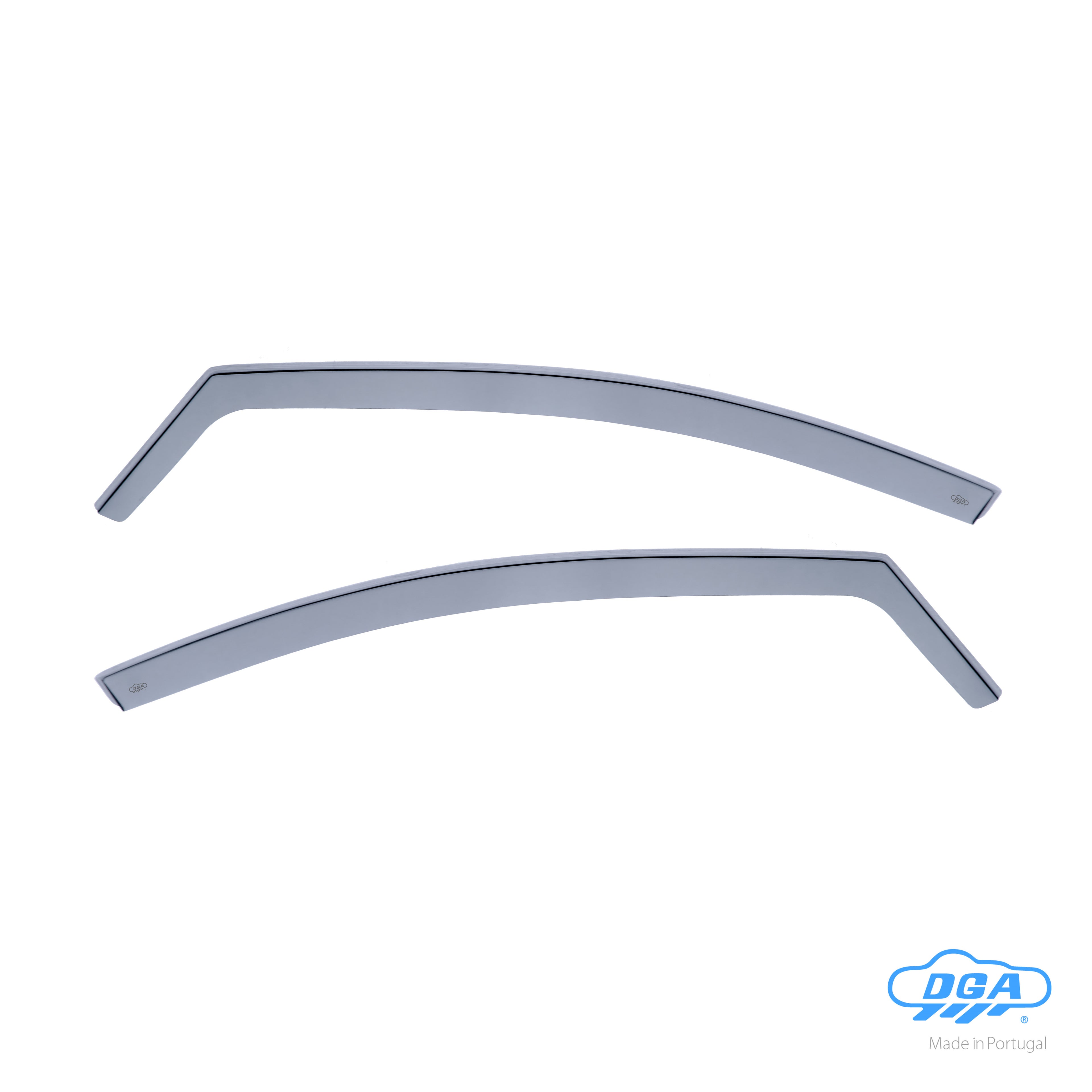 Set deflettori aria anteriori ad incastro, tipo lungo - compatibile per Honda Civic 5p (02/12>02/17) - Honda Civic Tourer (04/14>04/18)