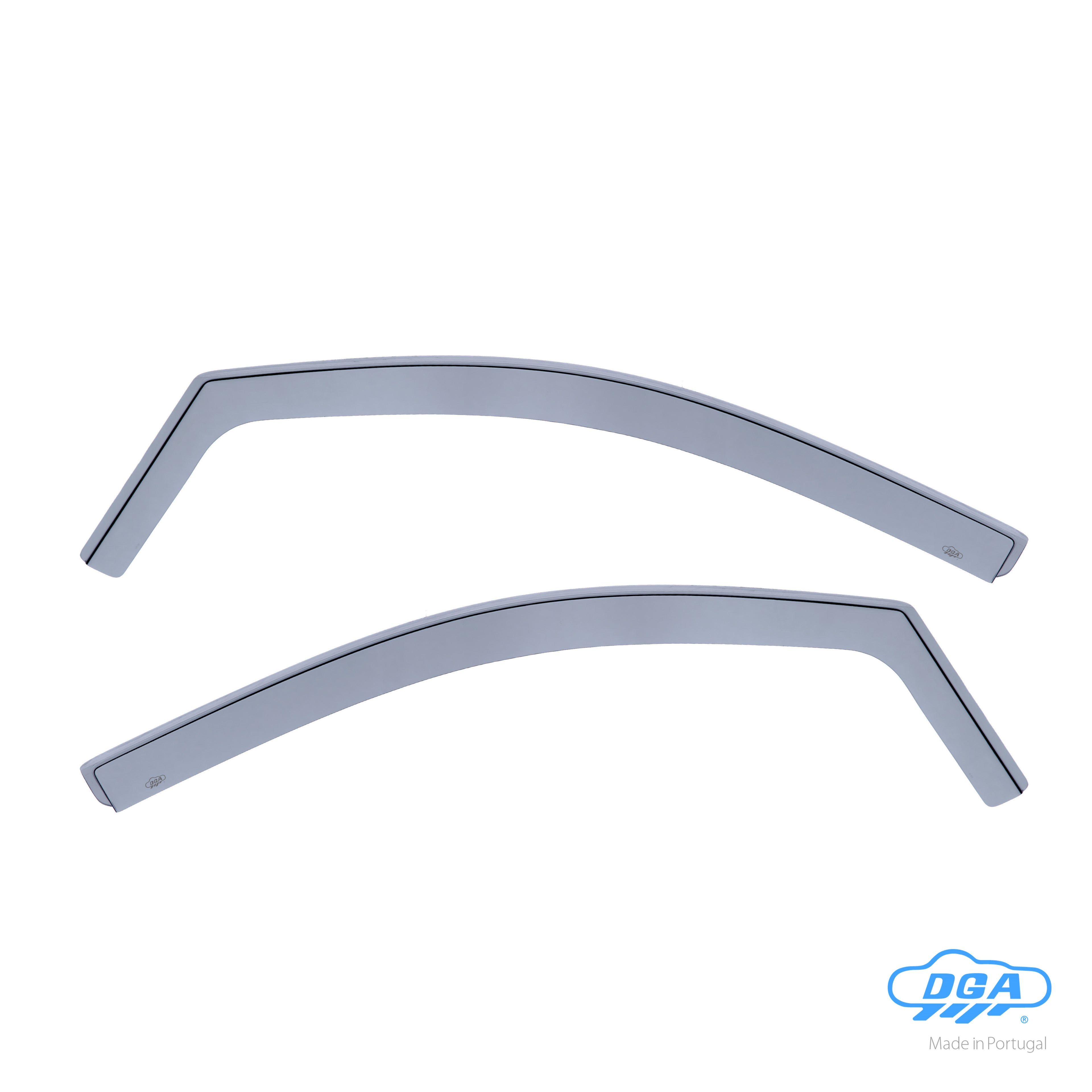 Set deflettori aria anteriori ad incastro, tipo lungo - compatibile per Isuzu D-Max Pick-Up (03/12>11/20)