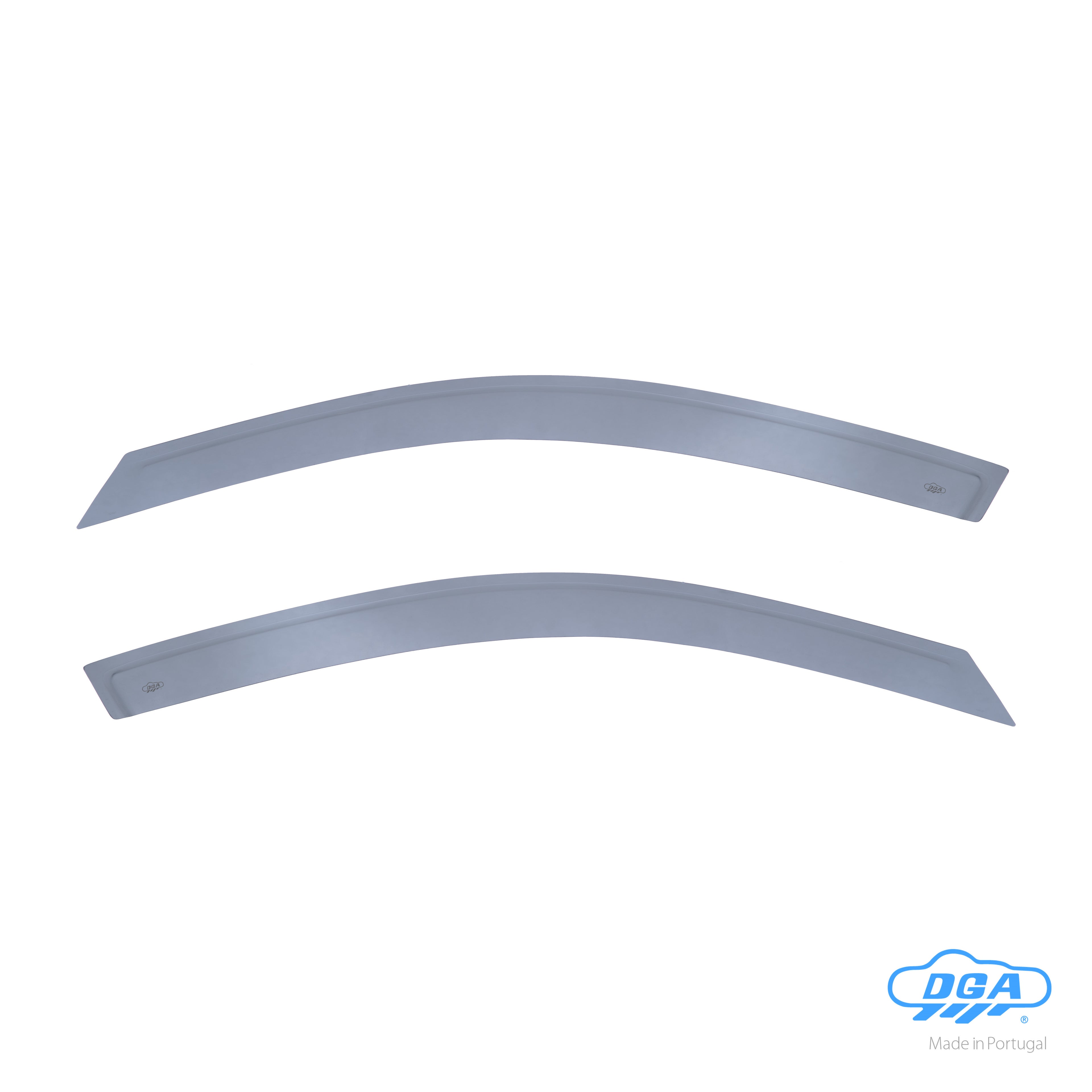 Set deflettori aria anteriori adesivi - compatibile per Citroen C-Crosser (06/07>01/13)