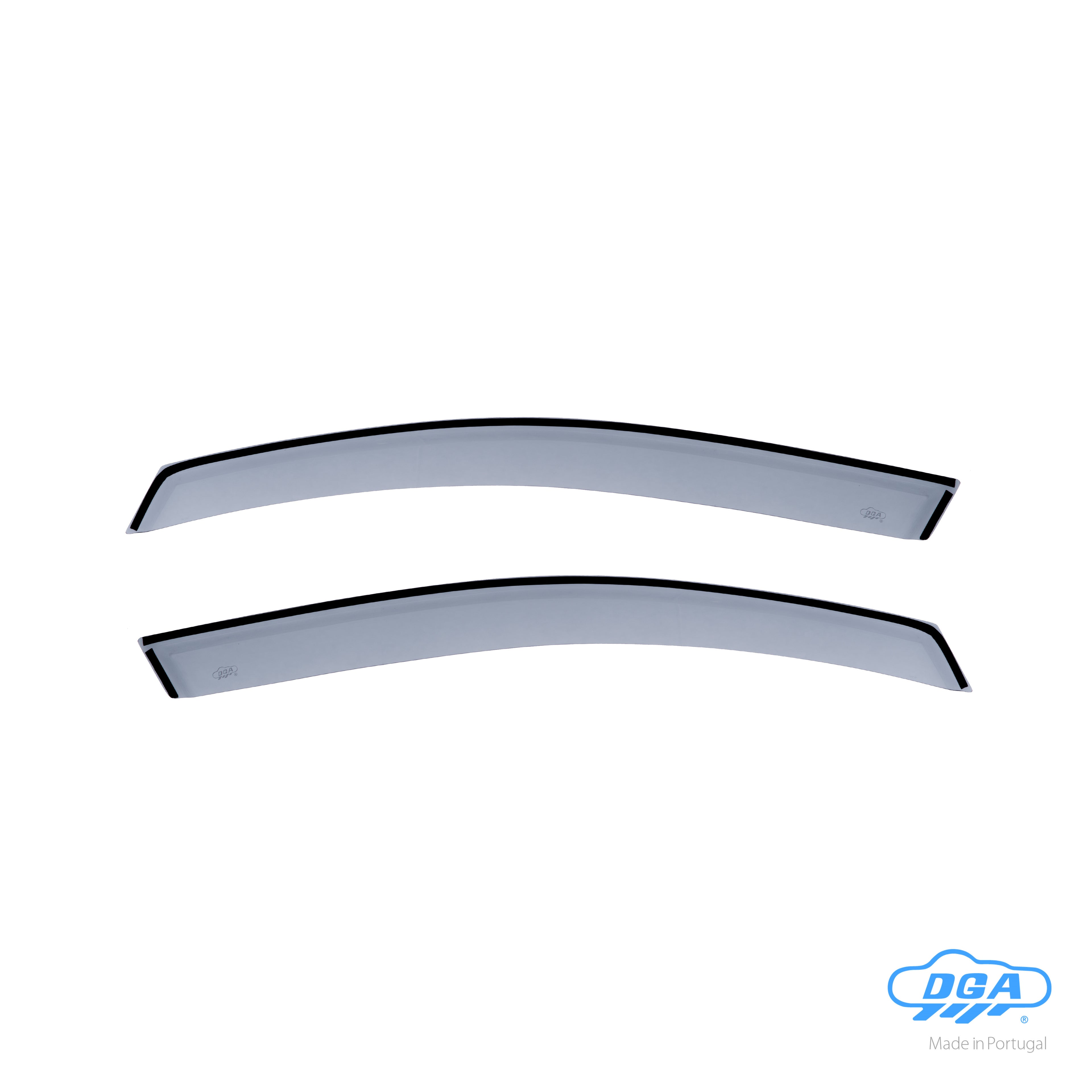 Set deflettori aria anteriori adesivi - compatibile per Citroen C4 5p (11/10>02/18) - Citroen DS4 (03/11>10/15)