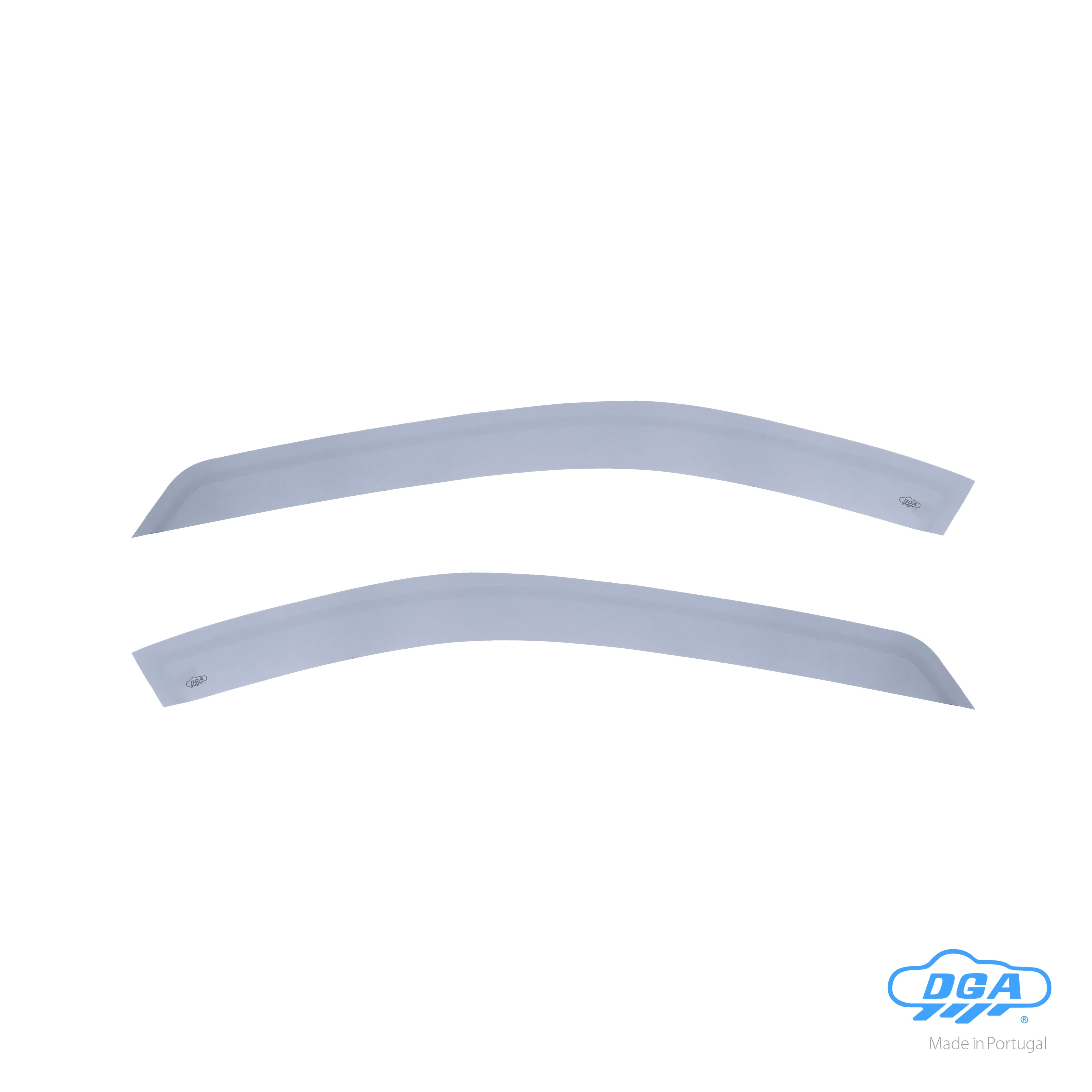 Set deflettori aria anteriori adesivi - compatibile per Mercedes Classe C 4p (05/00>01/07) - Mercedes Classe C sw (04/01>12/07)