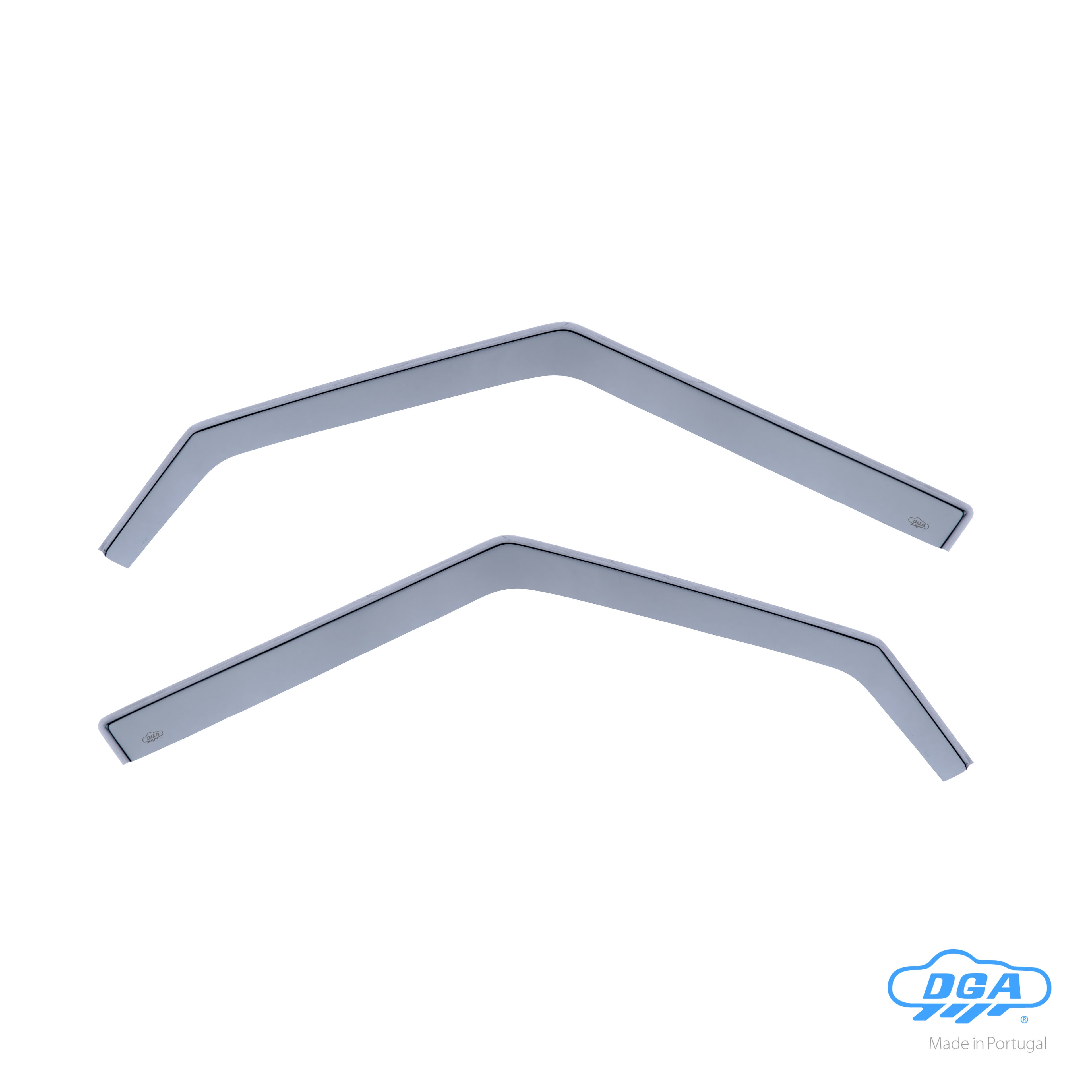 Set deflettori aria anteriori ad incastro, tipo lungo - compatibile per Kia Soul (03/09>12/13)