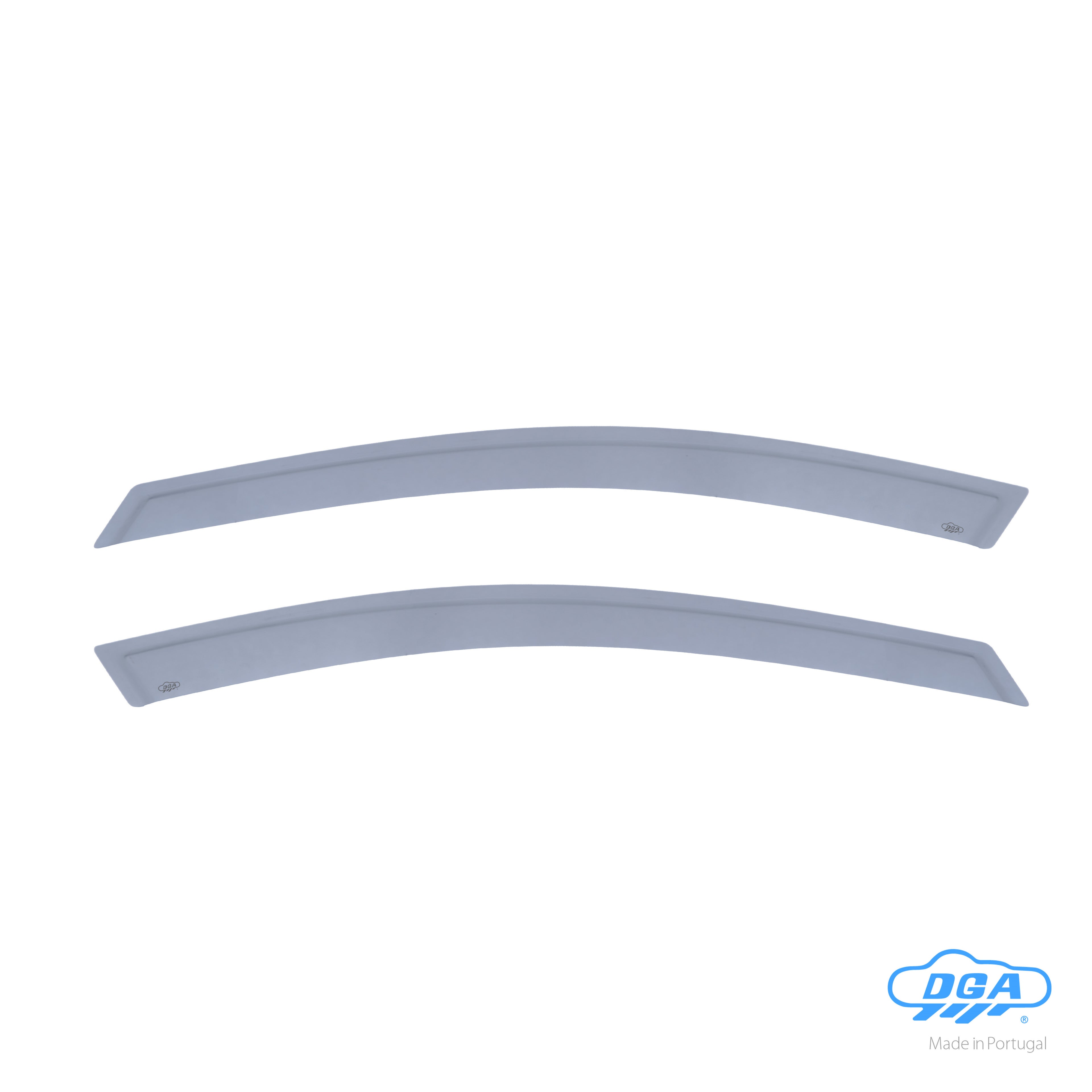Set deflettori aria anteriori adesivi - compatibile per Peugeot 407 4p (05/04>05/11)