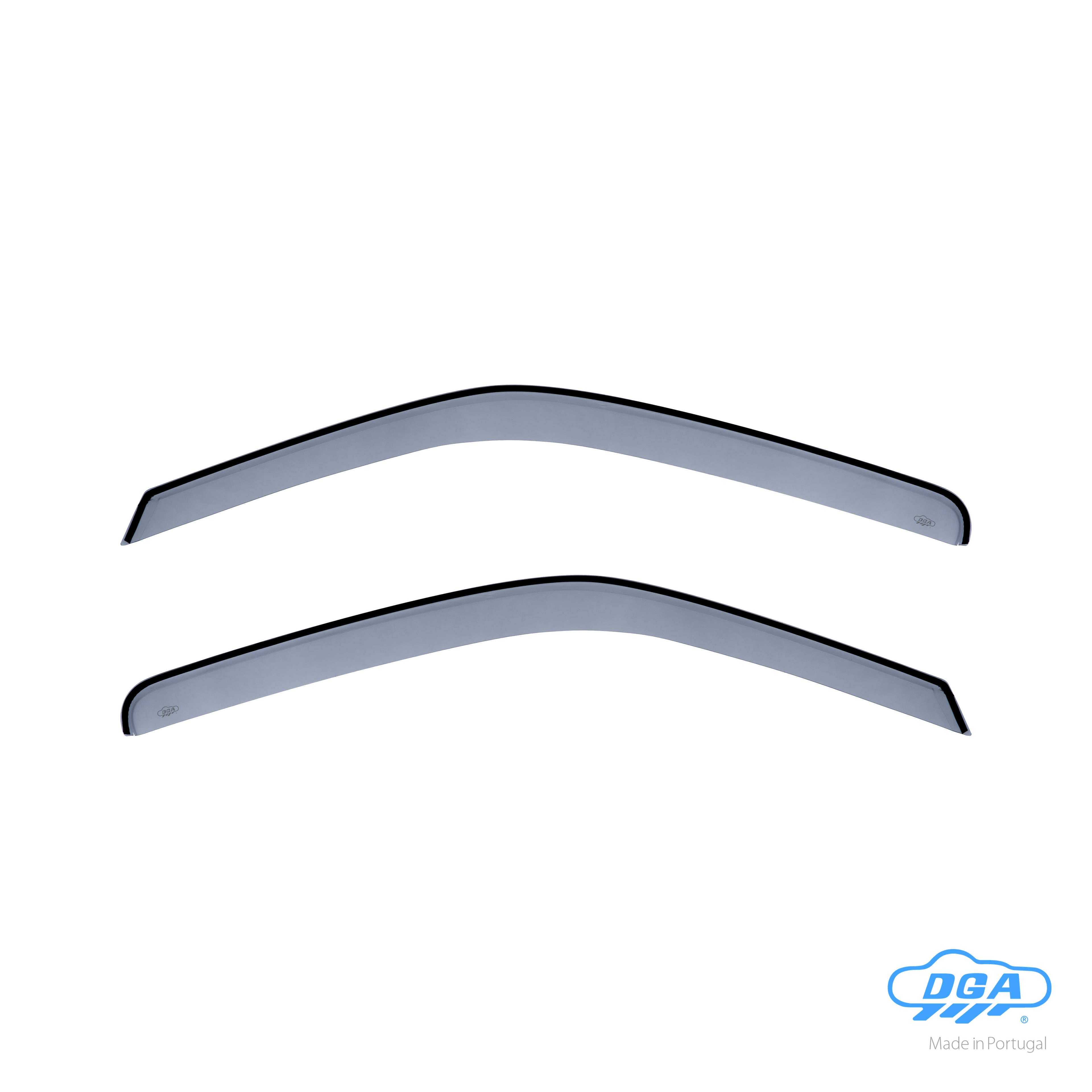 Set deflettori aria anteriori adesivi - compatibile per Renault Clio II 3p (03/98>09/05)