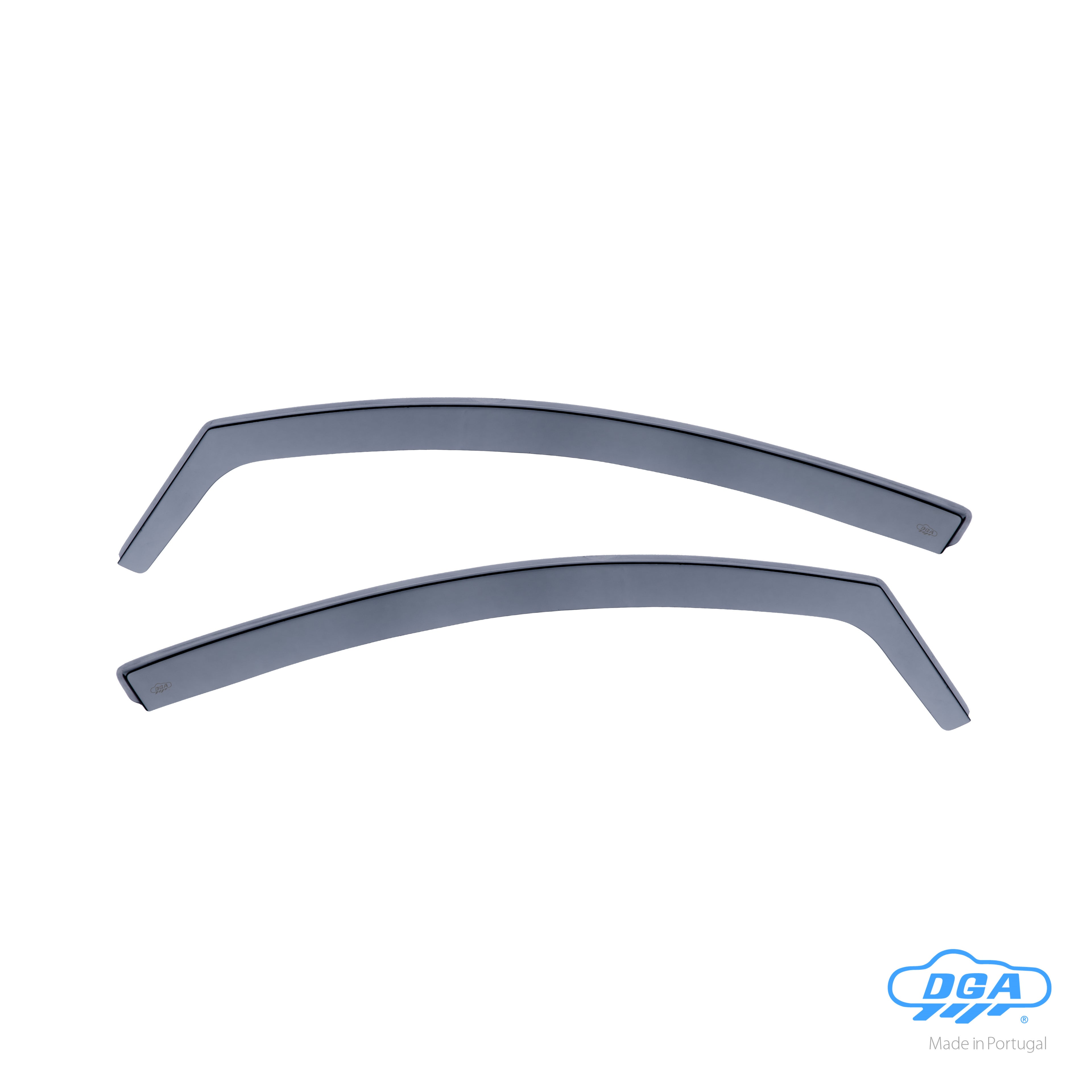 Set deflettori aria anteriori ad incastro, tipo lungo - compatibile per Lancia Ypsilon 5p (06/11>11/24)